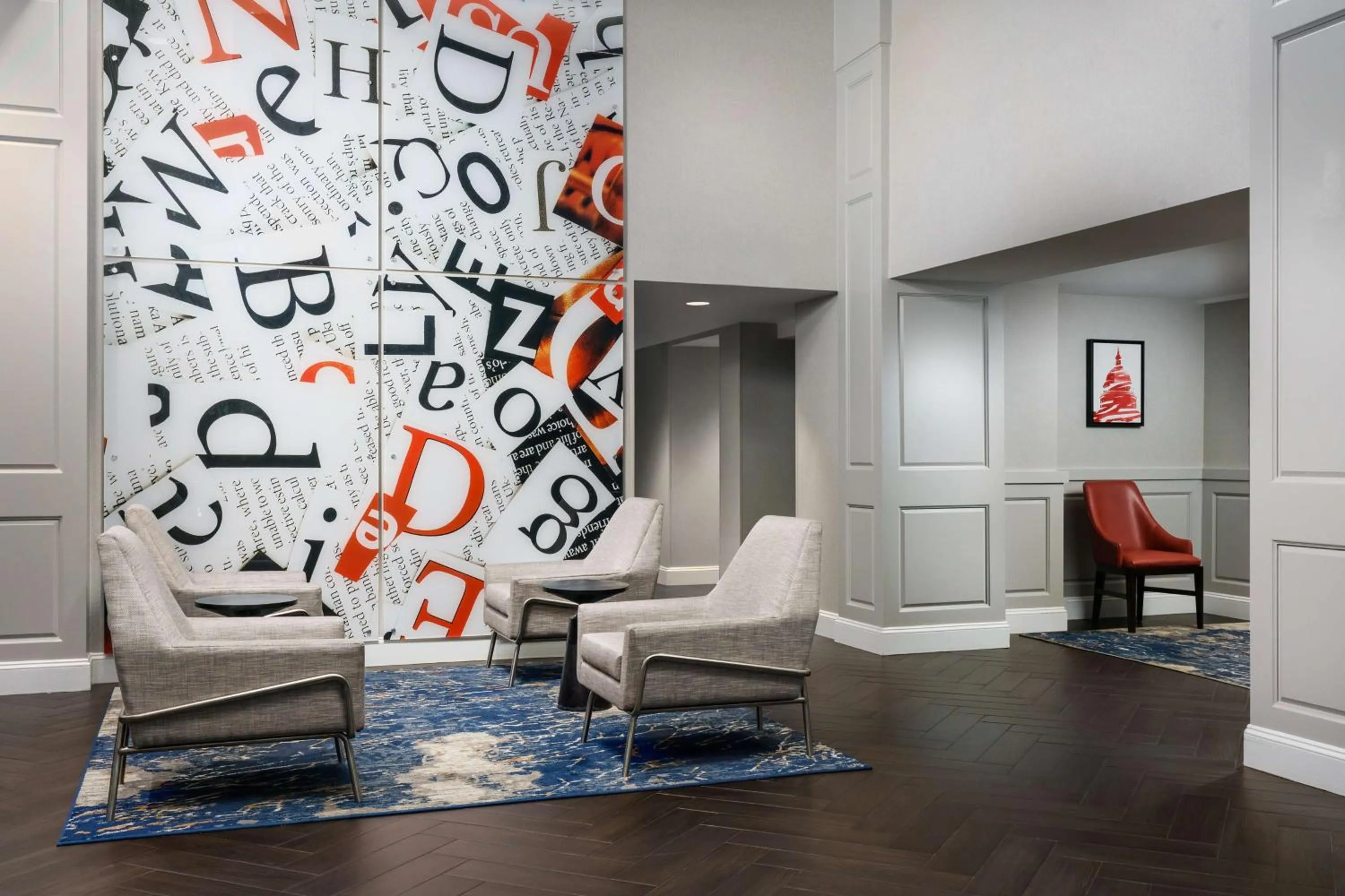 Lobby or reception in Hampton Inn Washington DC White House