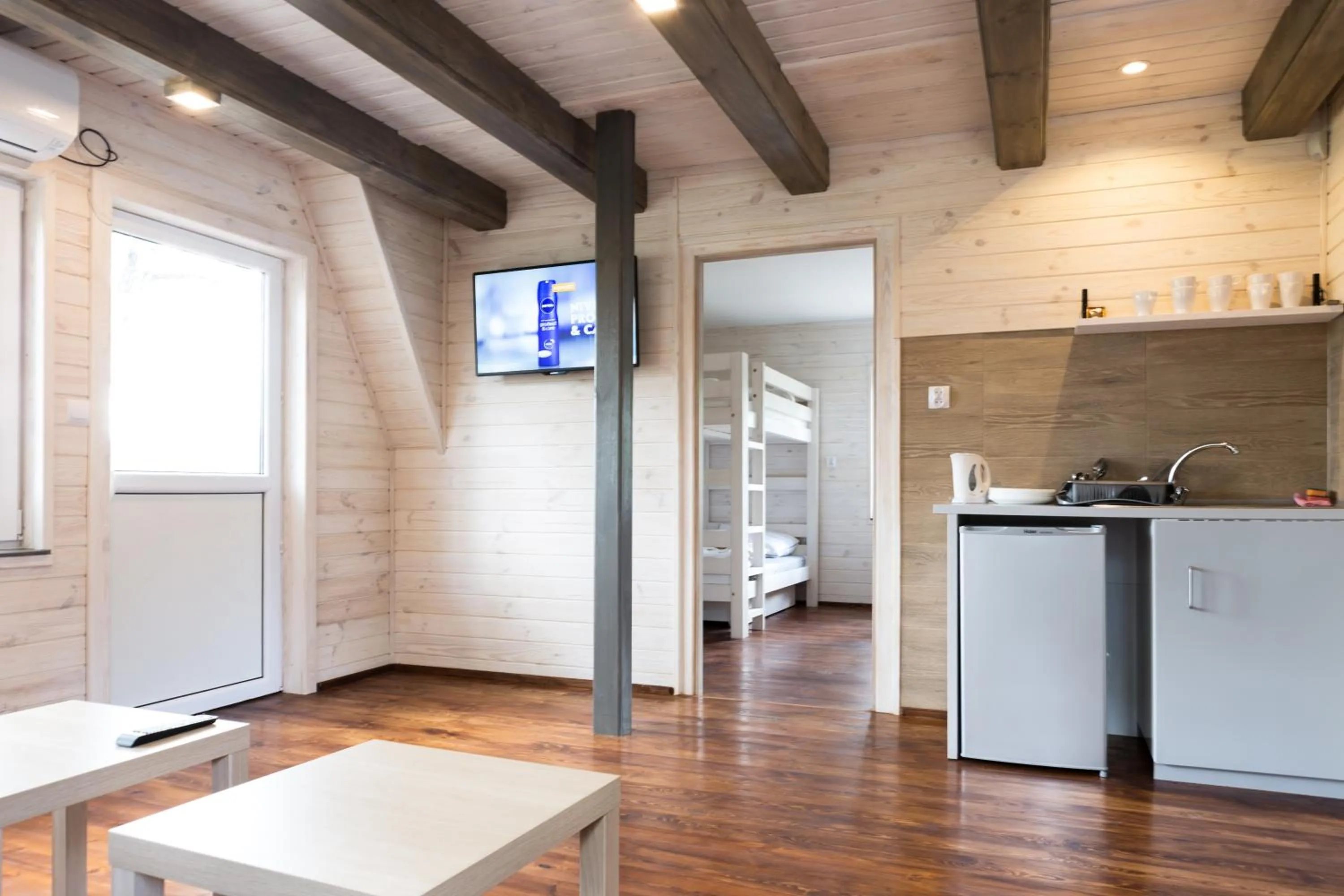 Kitchen or kitchenette in Domki Letniskowe AZS Galion