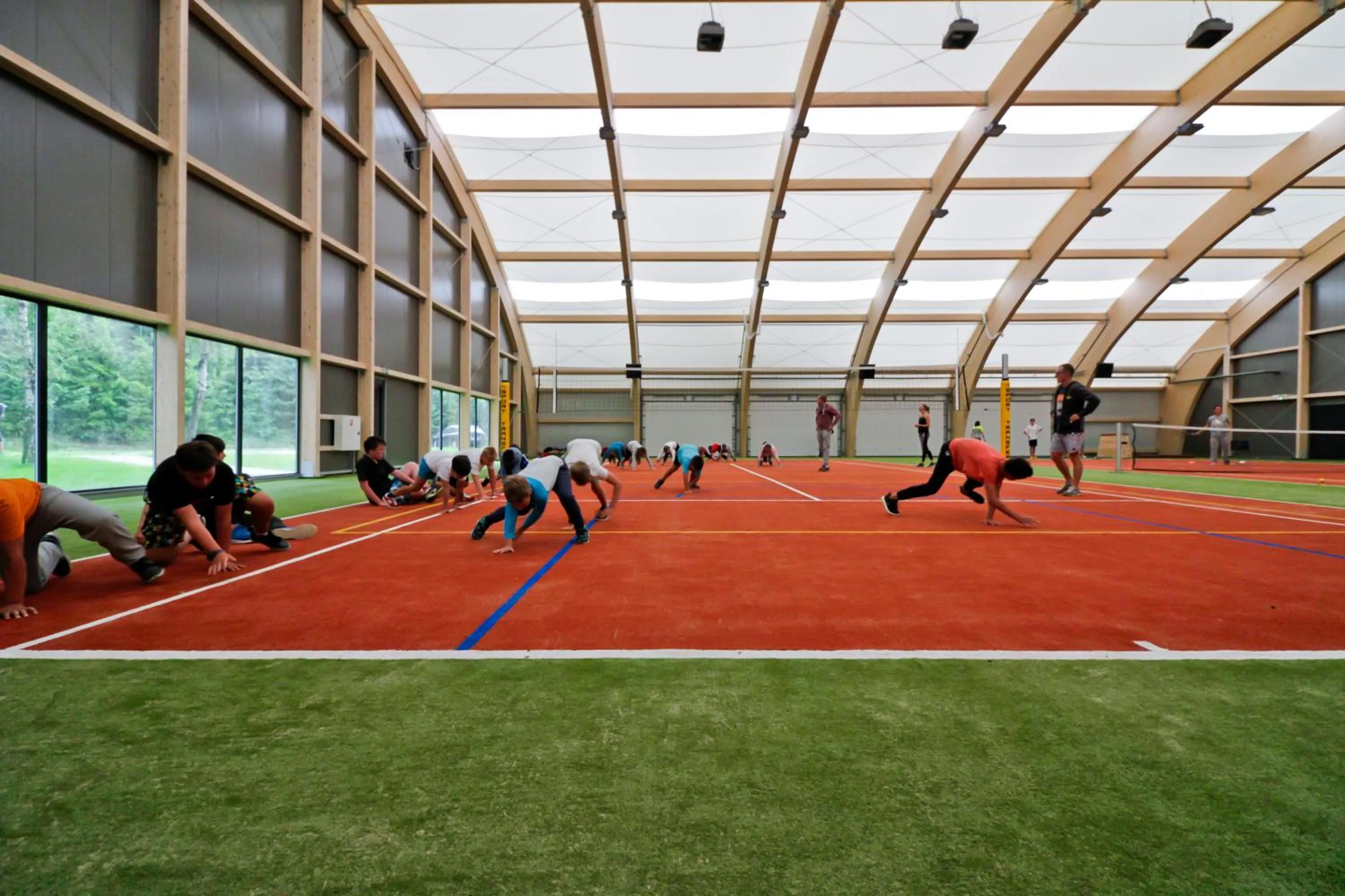 Tennis court in Domki Letniskowe AZS Galion