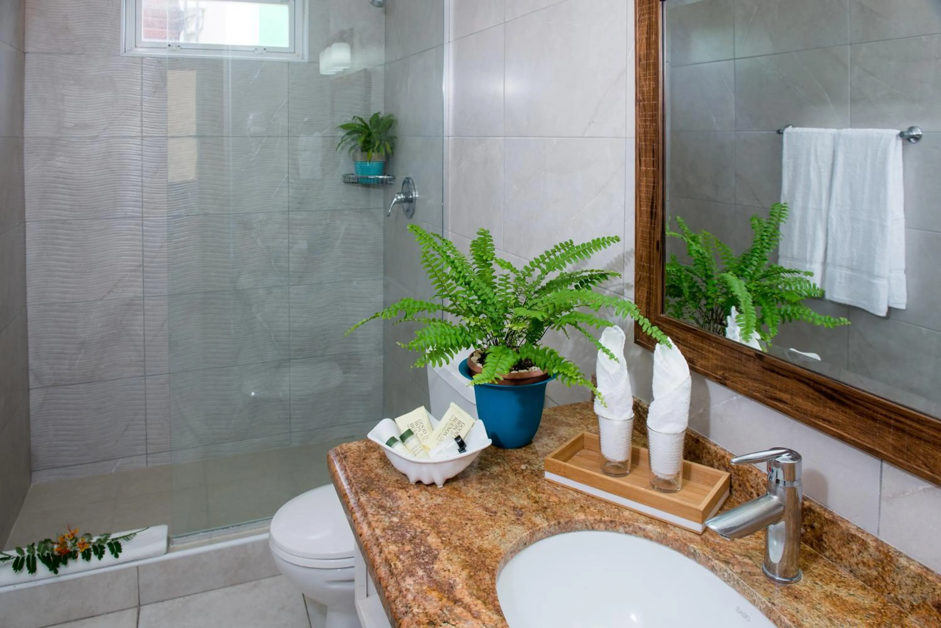 Bathroom in Yellow Bird Hotel