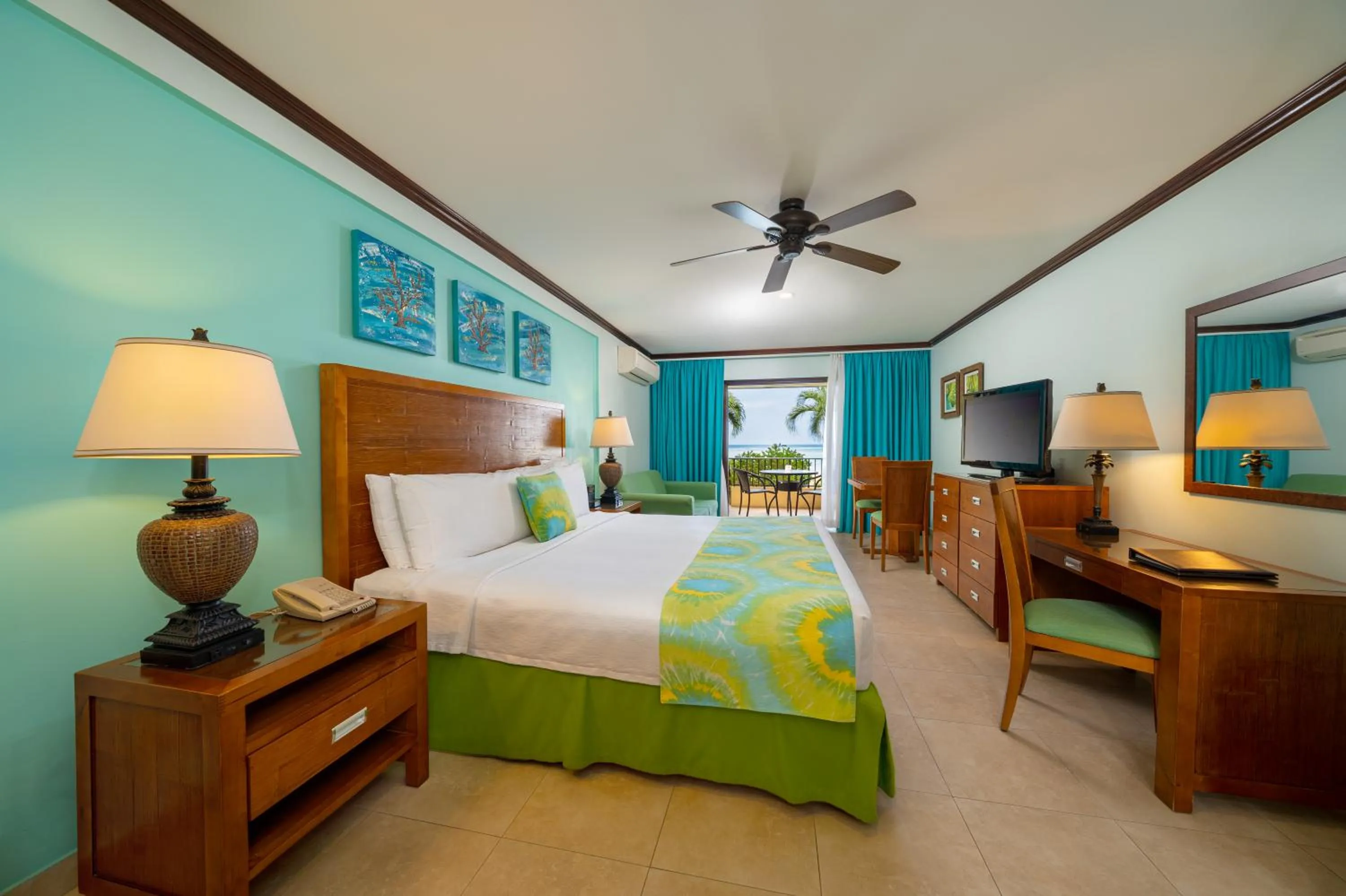 Bed in Yellow Bird Hotel