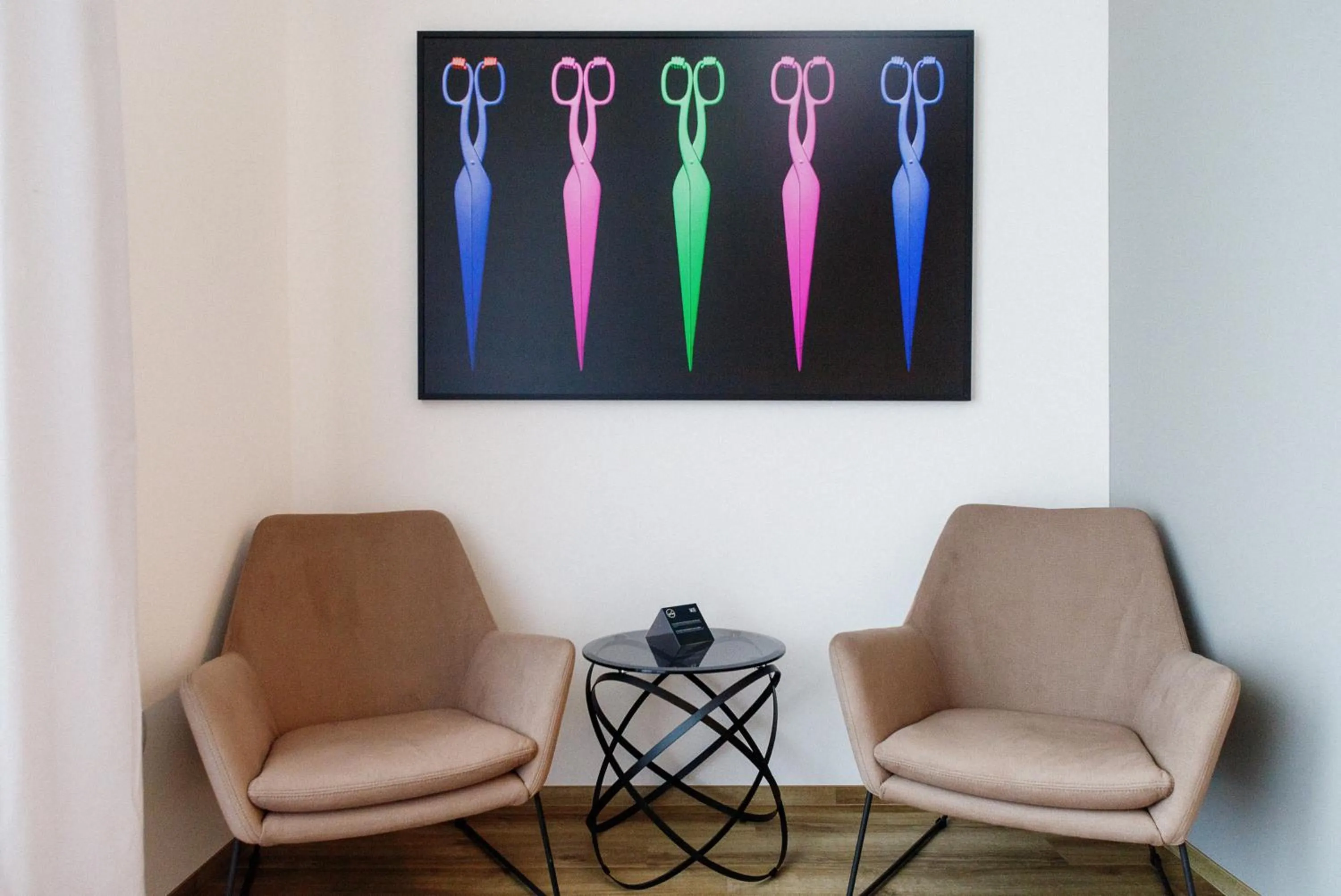 Living room in WUD hotel