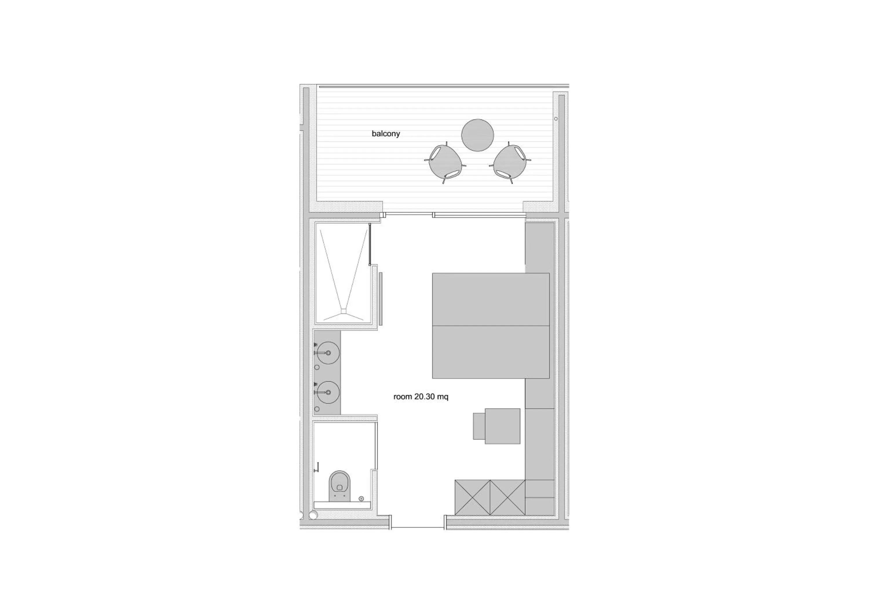 Floor plan in WUD hotel