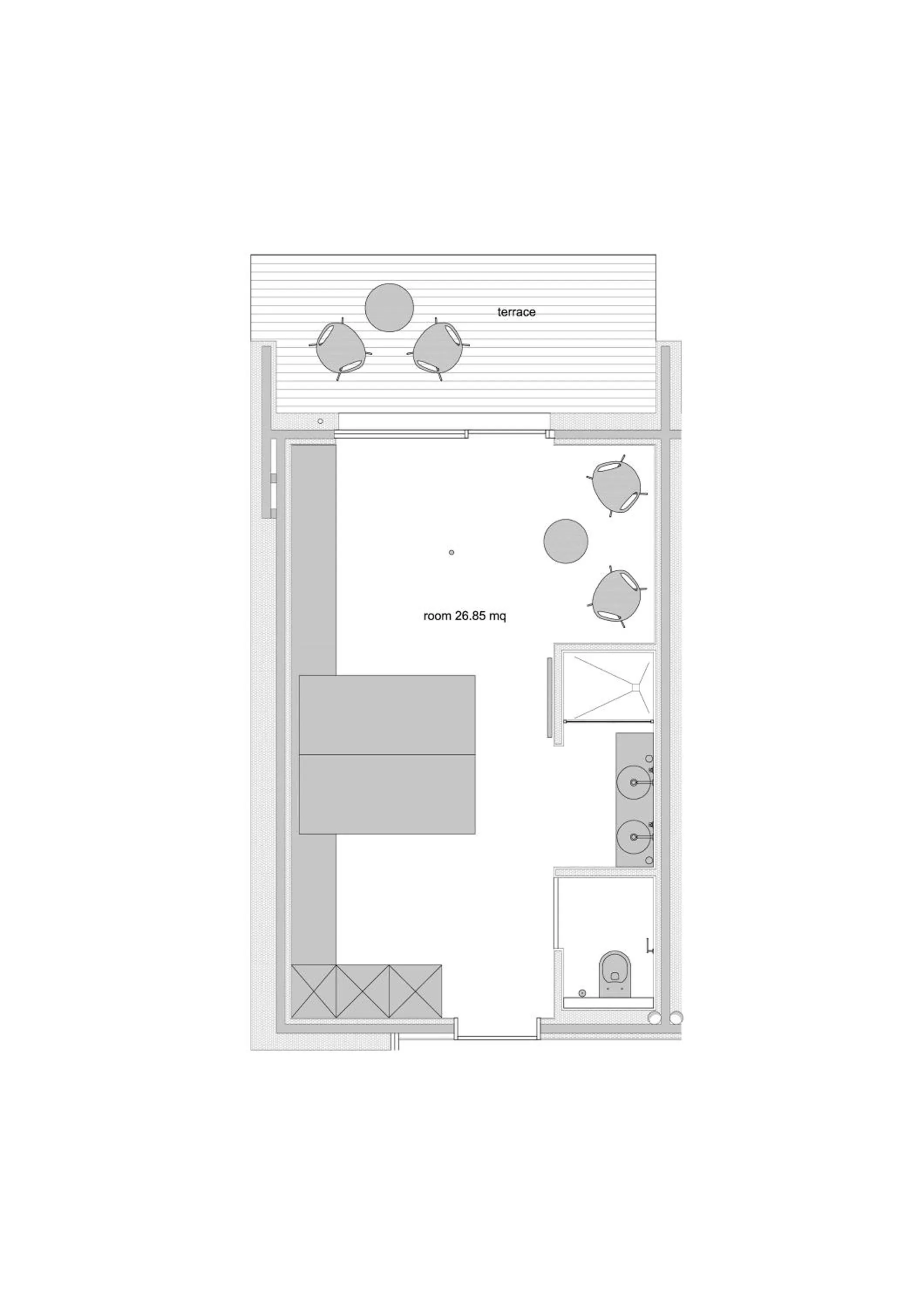 Floor plan in WUD hotel