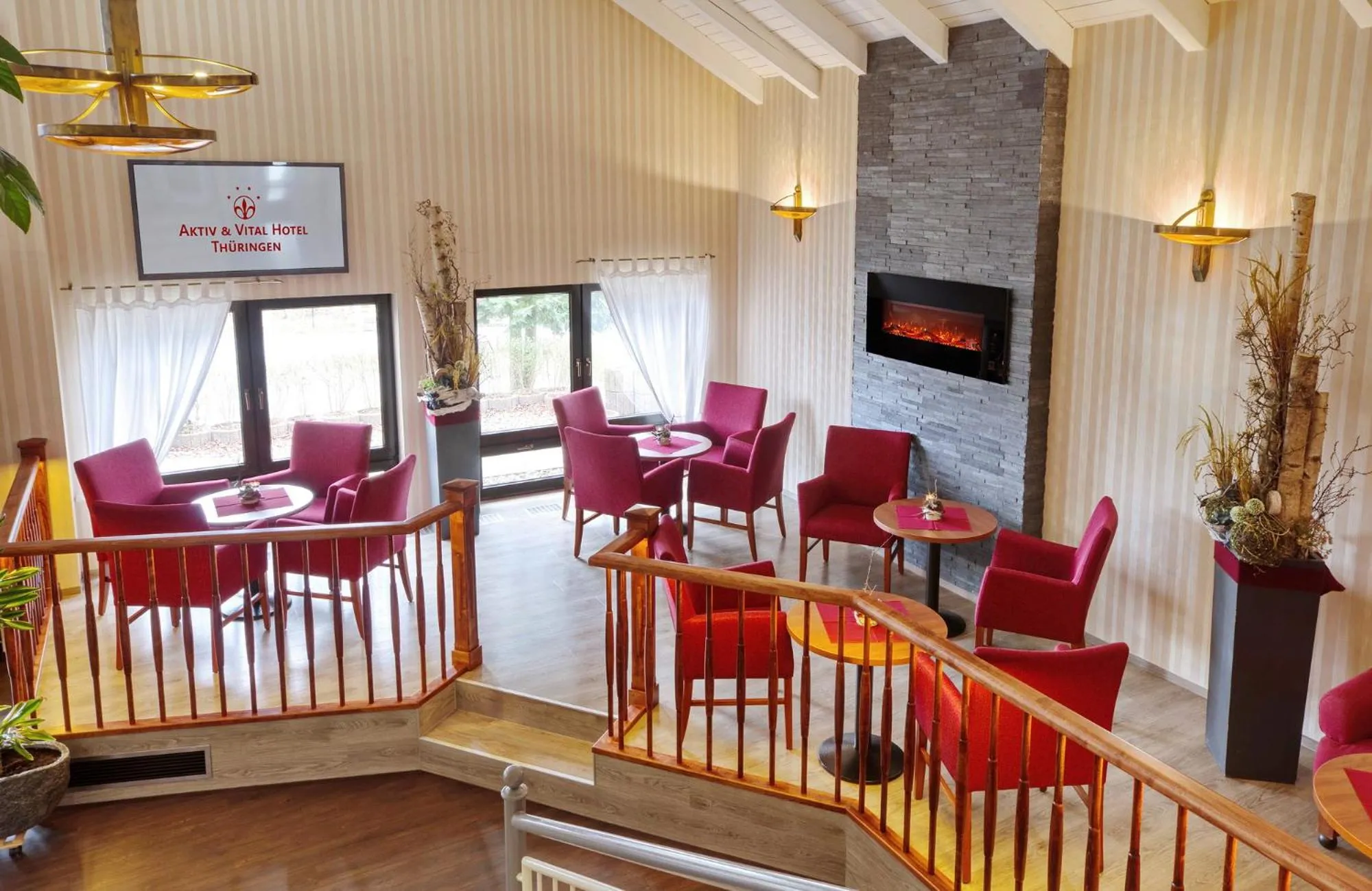 Communal lounge/ TV room in Akzent Aktiv & Vital Hotel Thüringen