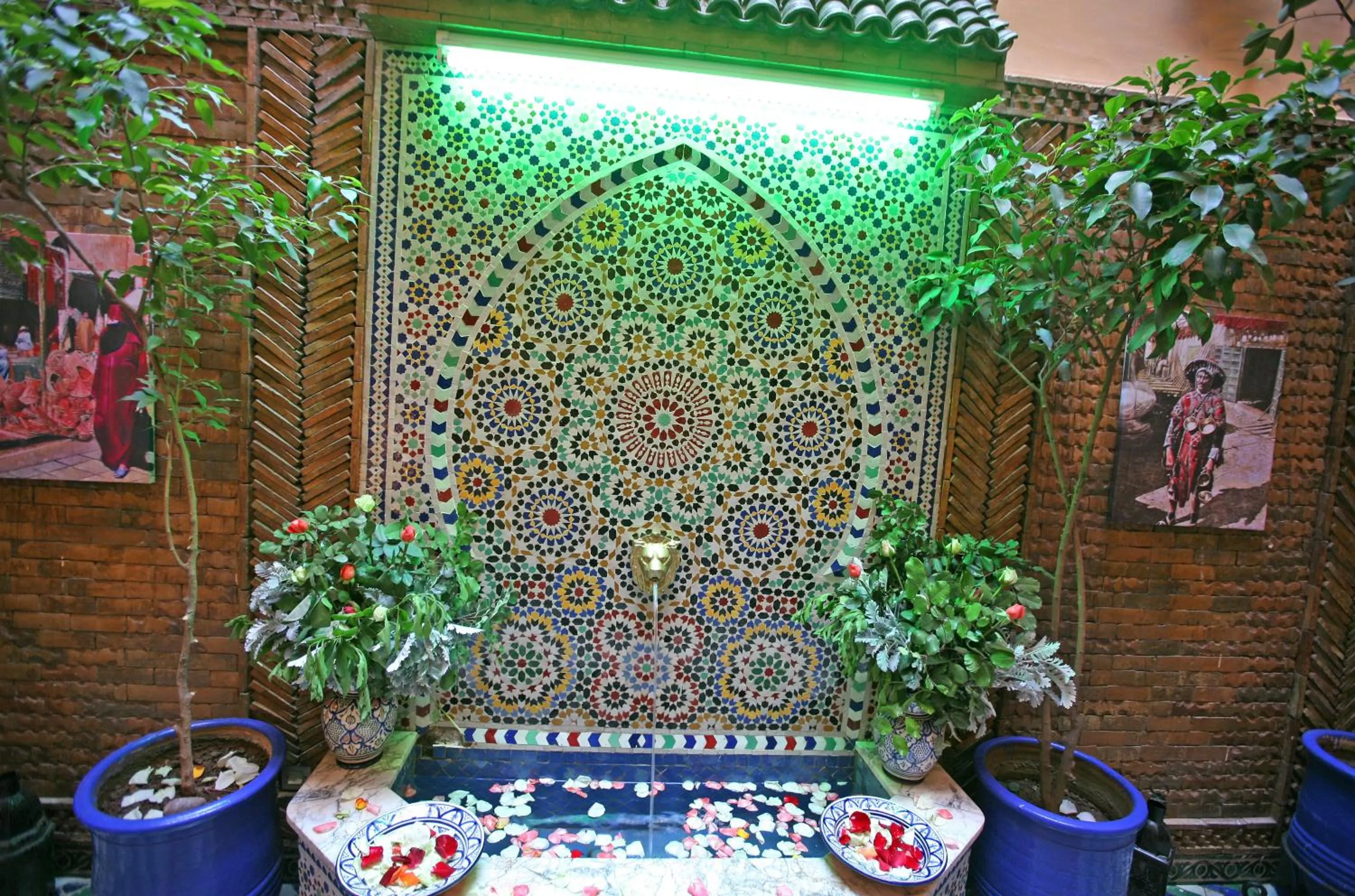 Decorative detail in Riad Taghazoute