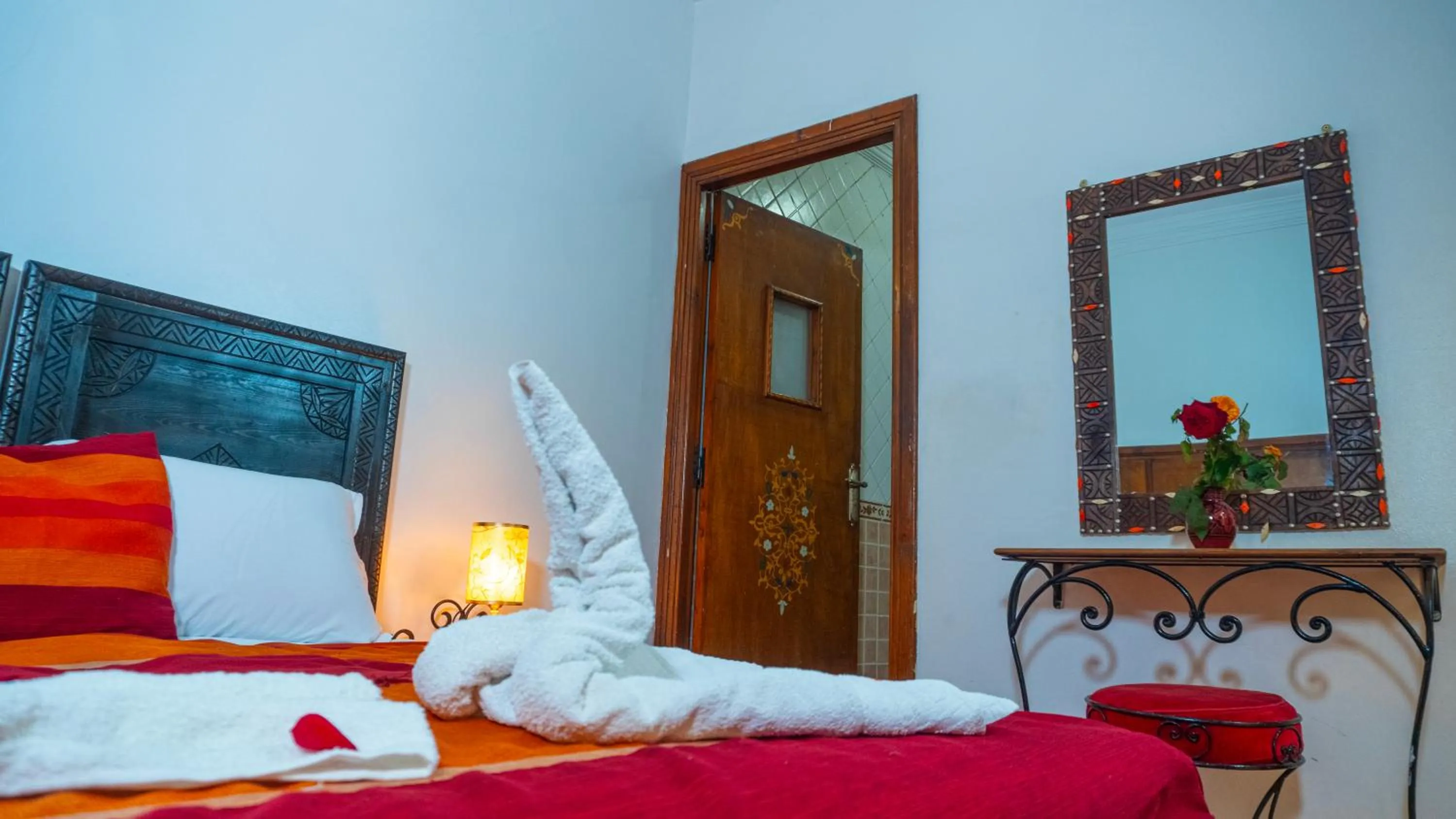 Bed in Riad Taghazoute