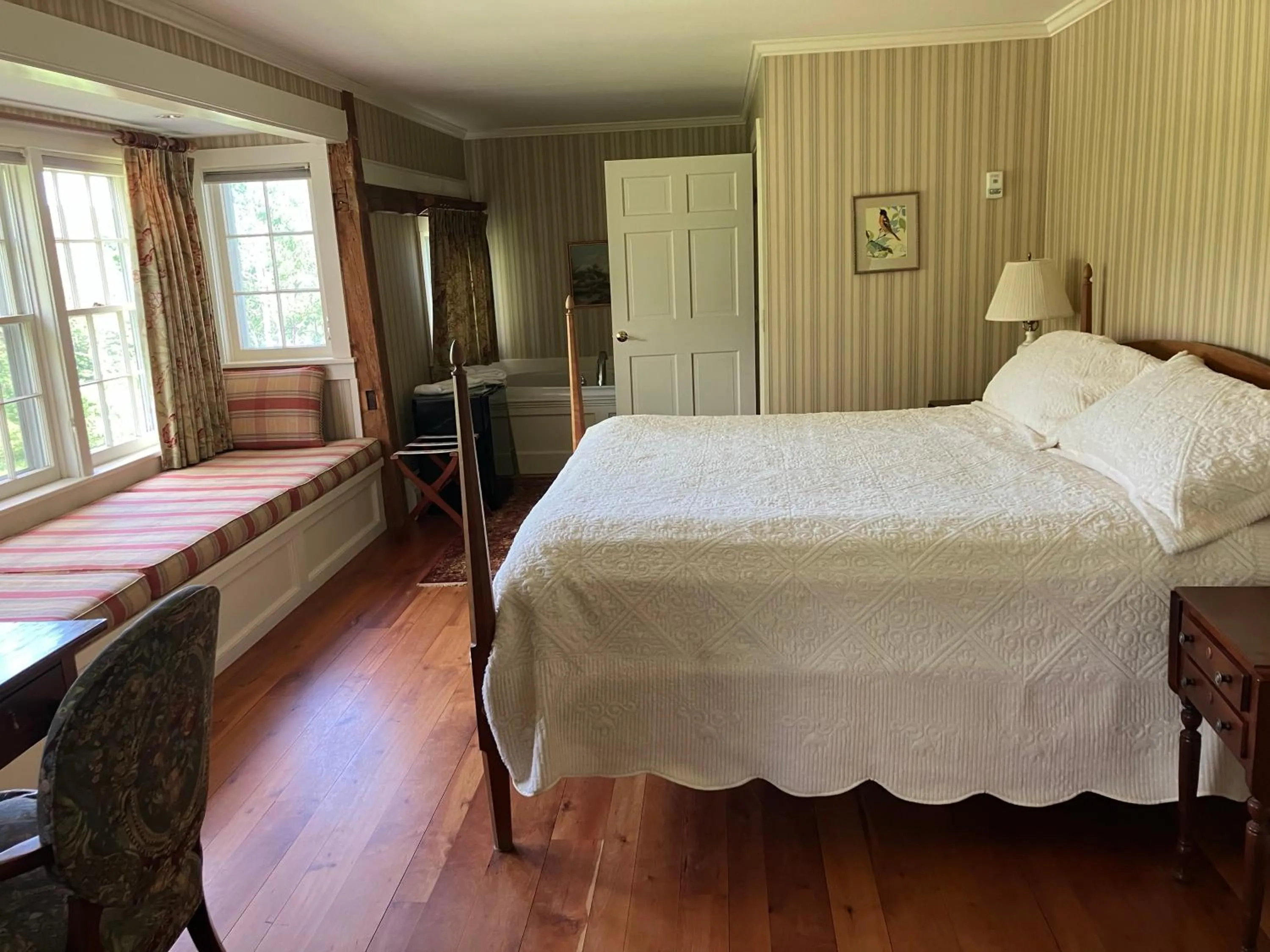 Bed in Windham Hill Inn