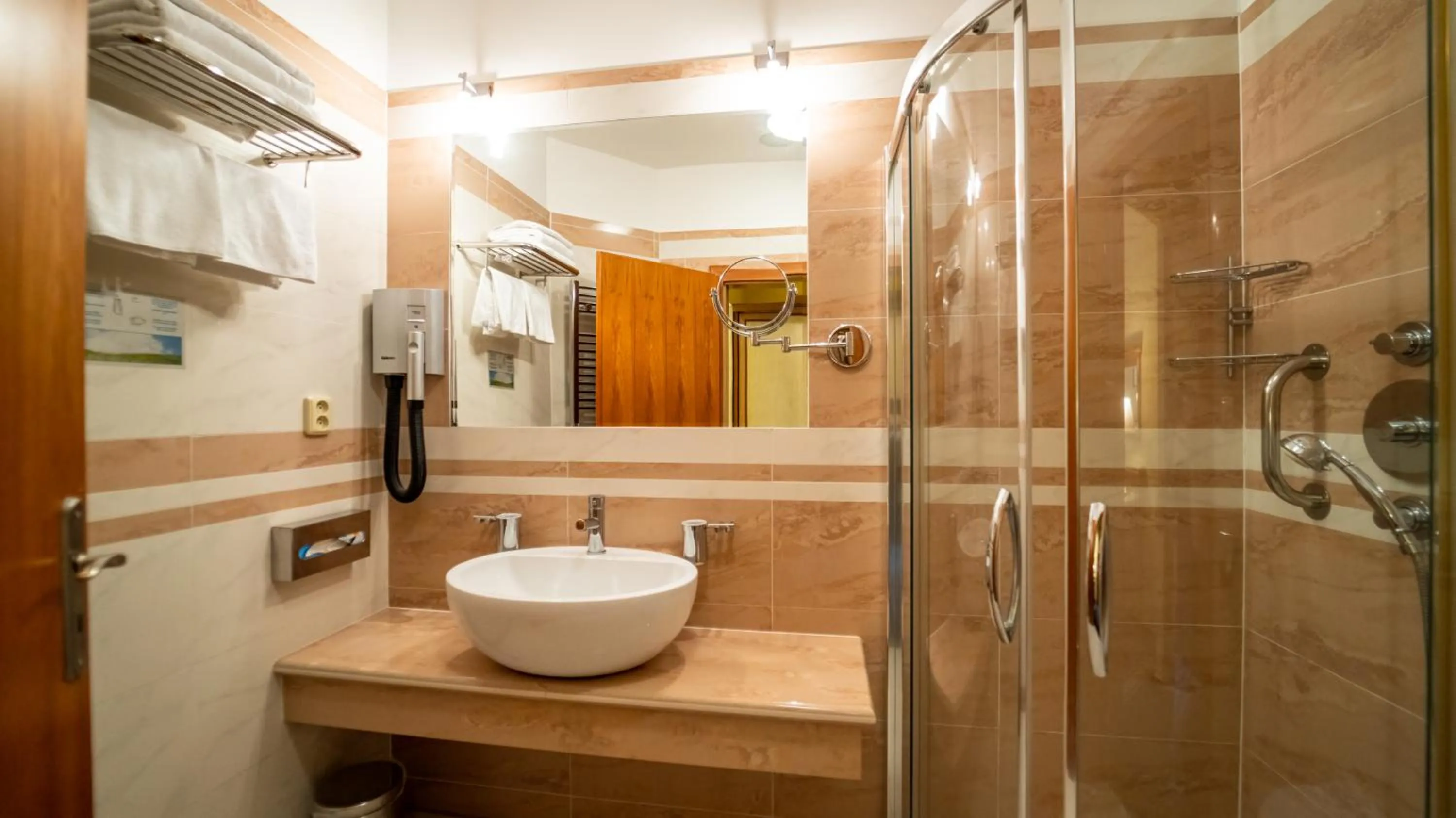 Shower in Hotel Richard Spa & Wellness