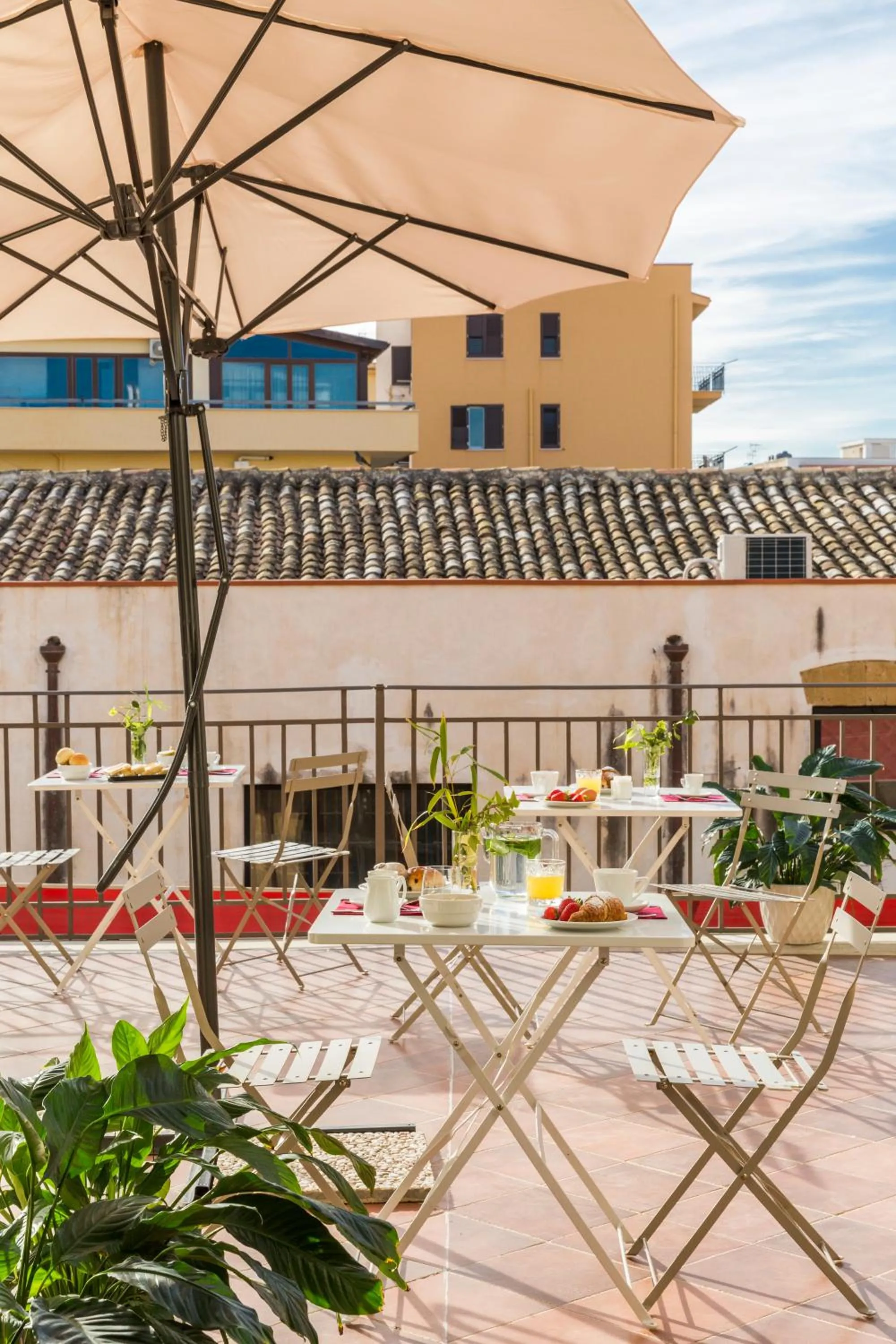 Balcony/Terrace in B&B Palazzo Corselli
