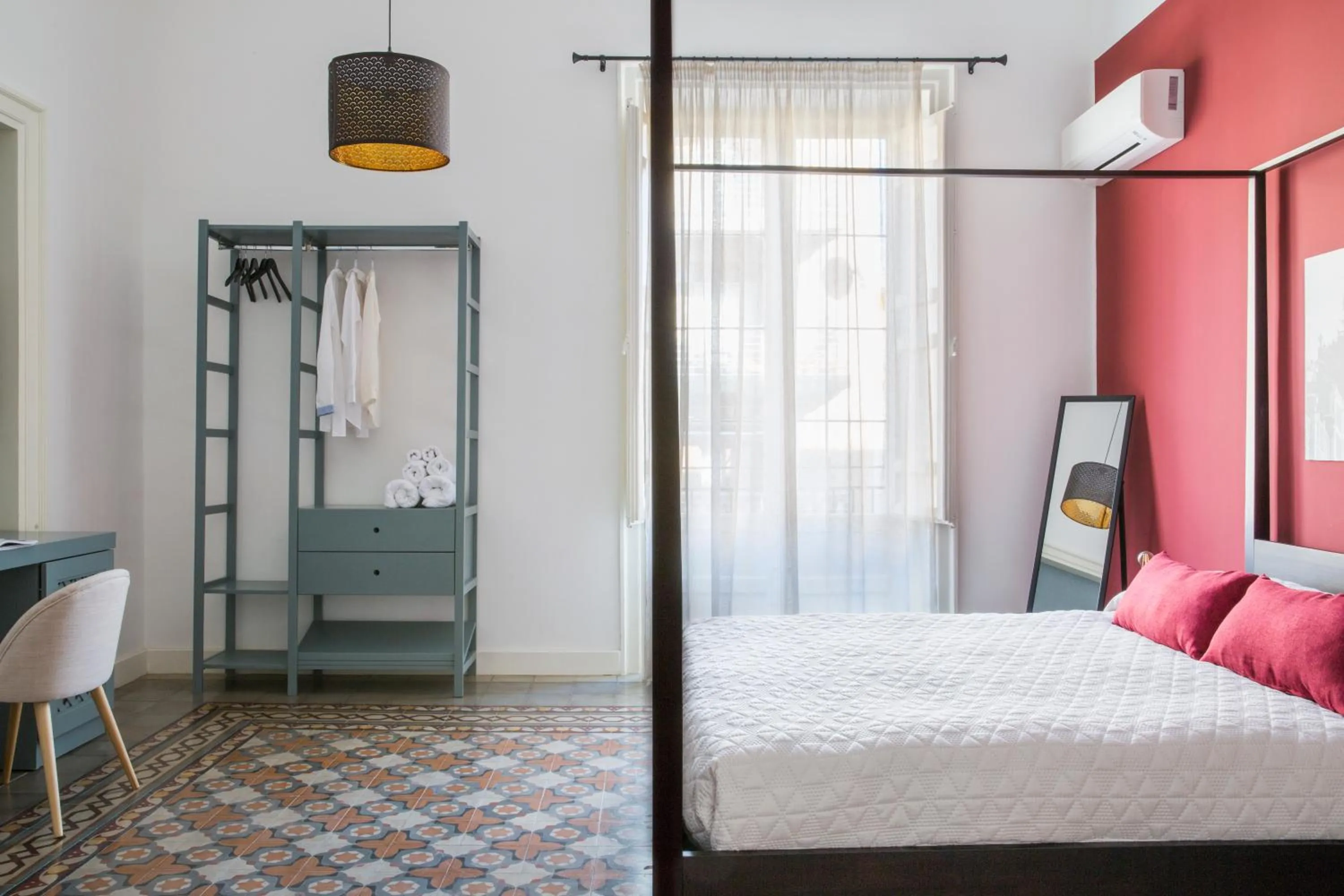 locker, Bed in B&B Palazzo Corselli