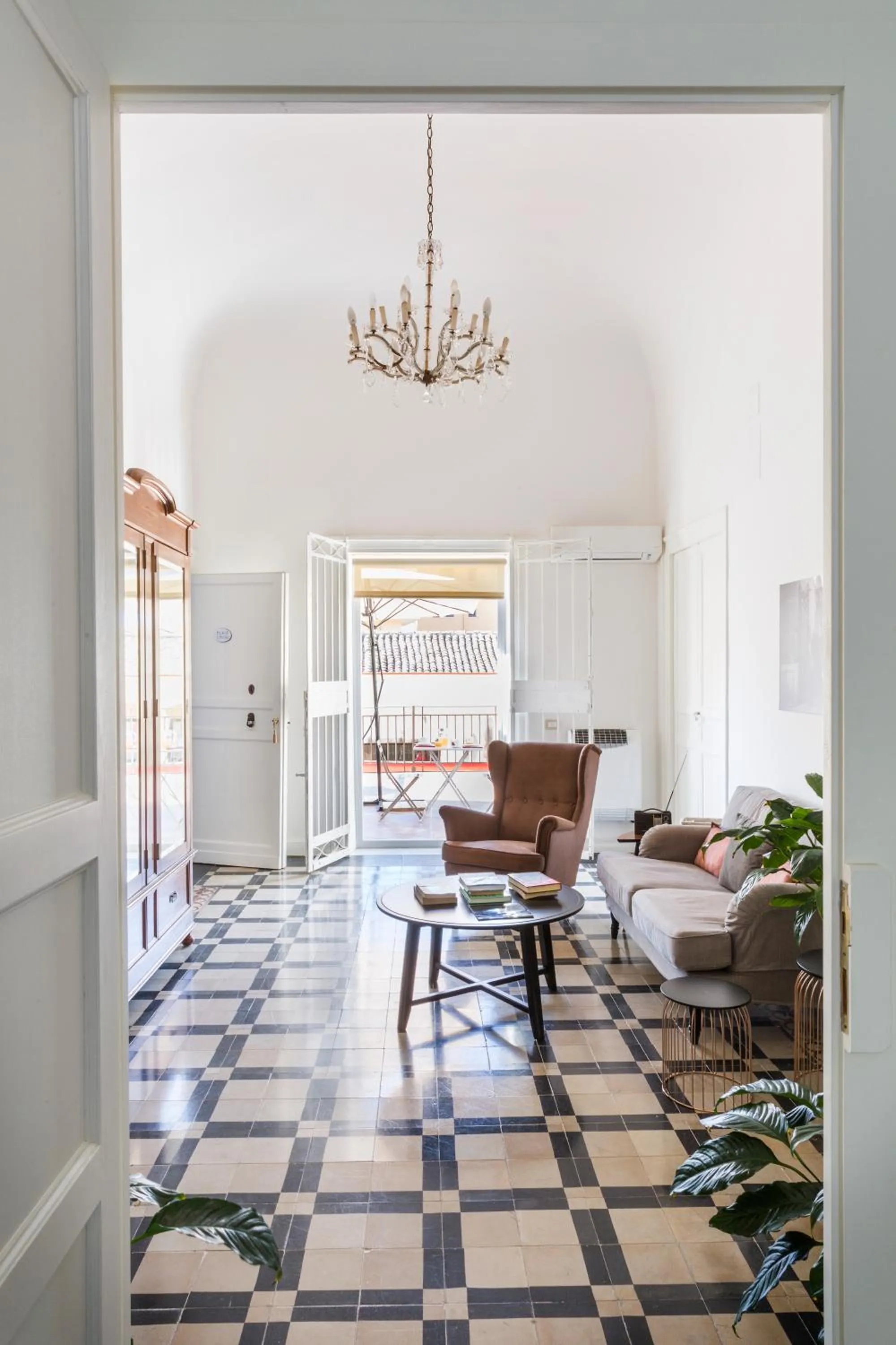 Seating area in B&B Palazzo Corselli