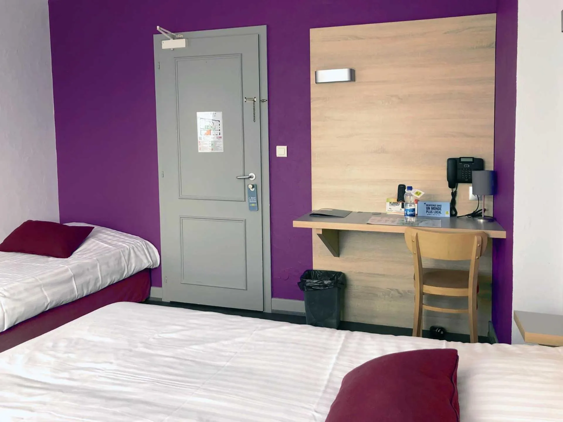 Bedroom in logis hôtel restaurant Le rendez-vous des Copains