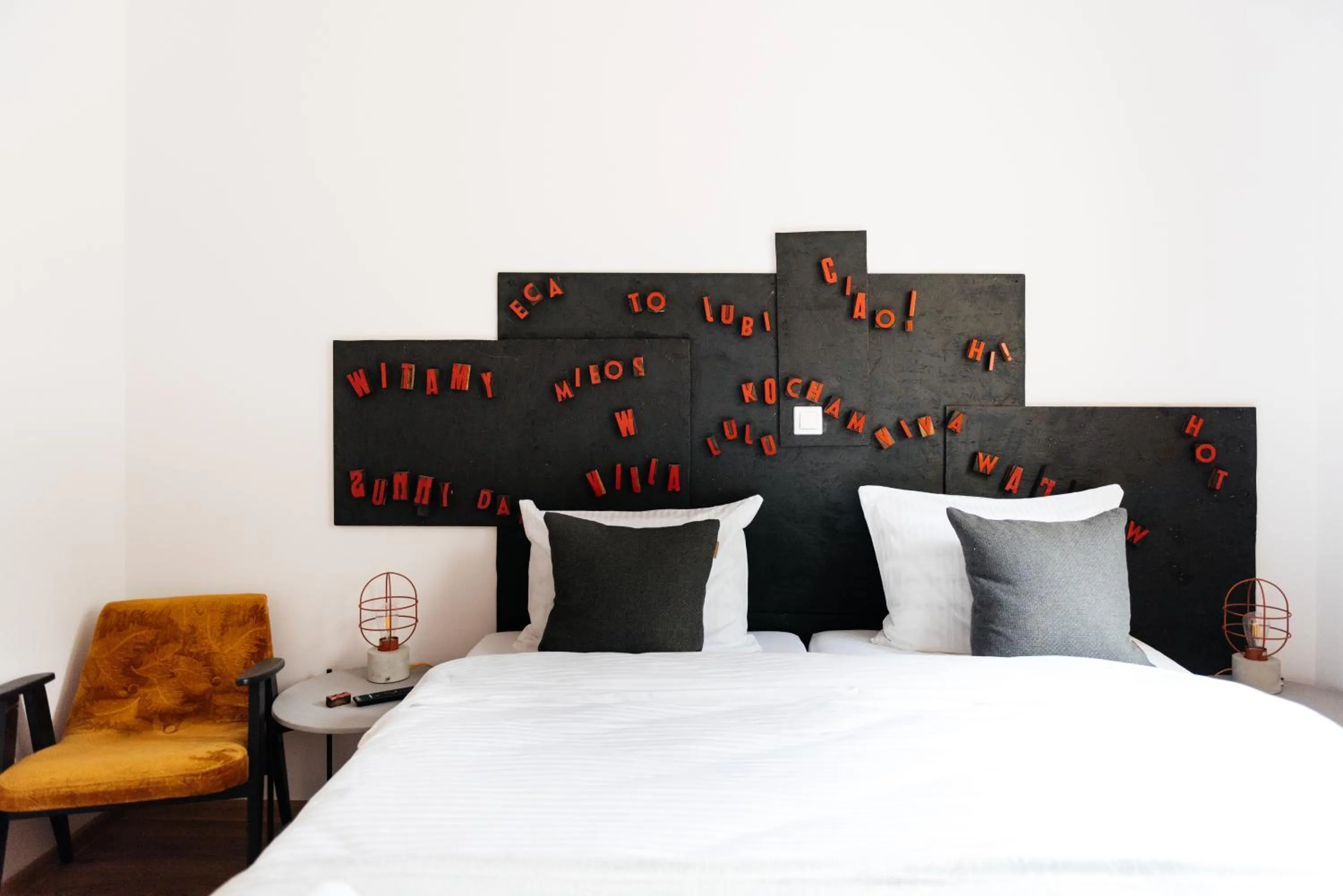 Bed in Villa Lulu Piaseczno