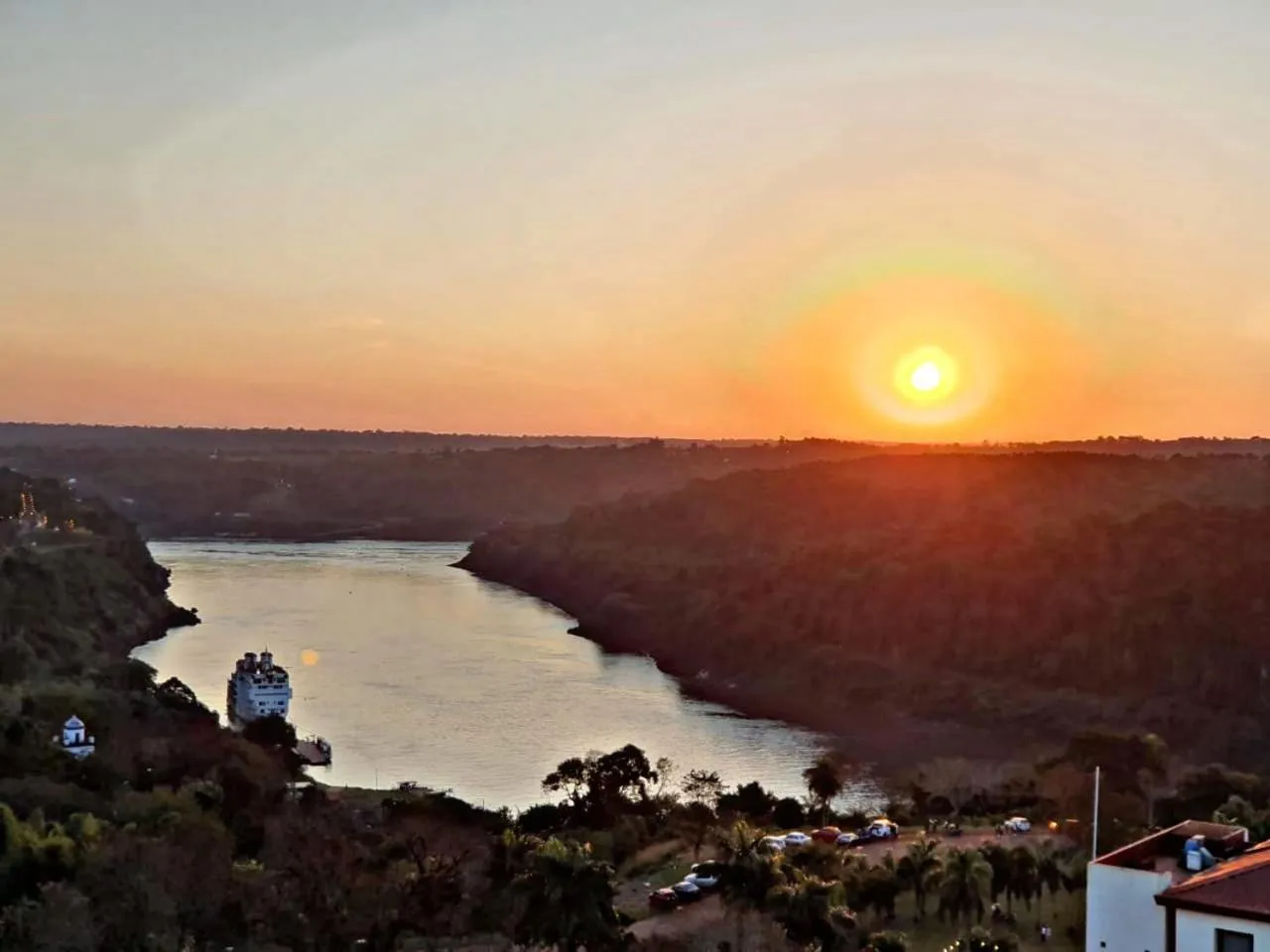 Sunset in O2 Hotel Iguazu