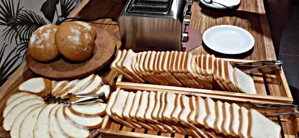 Buffet breakfast in O2 Hotel Iguazu