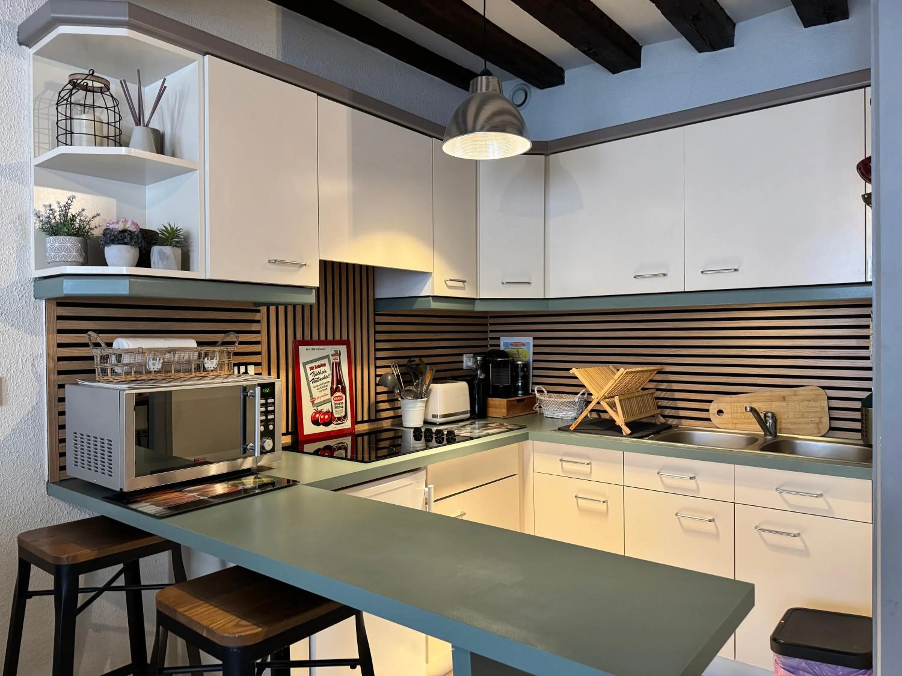 Kitchen or kitchenette in Le Charmant Zola Hyper Centre classé