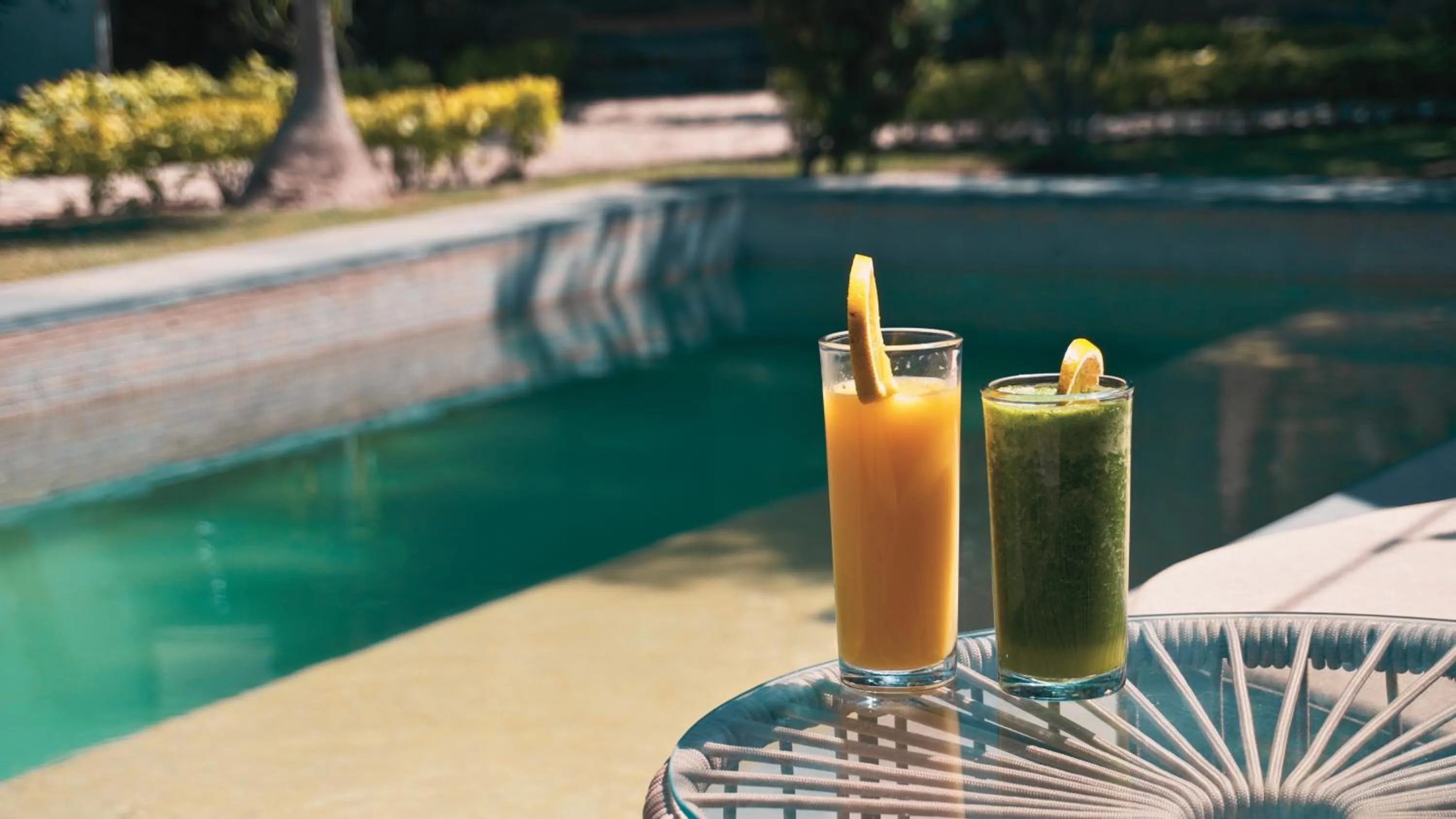 Swimming pool in Hotel Boutique Camino Del Bosque