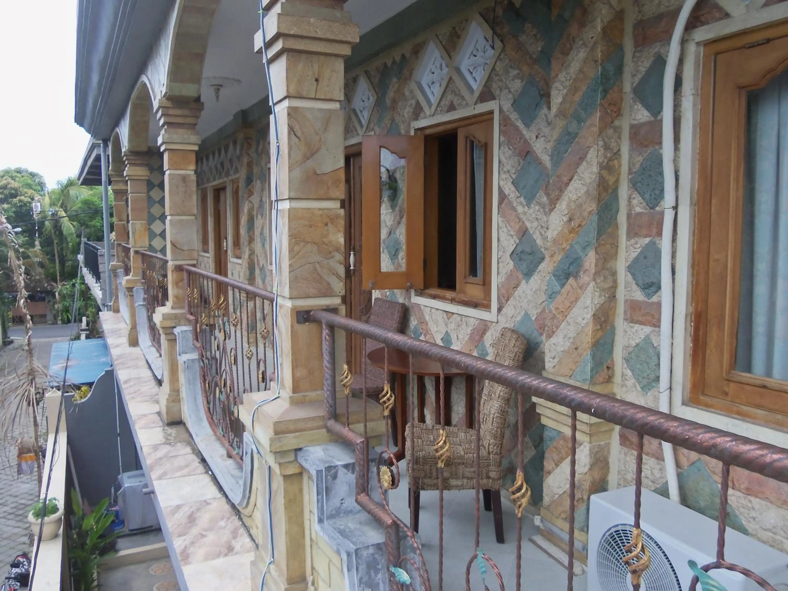 Balcony/Terrace in The Reinhold Guesthouse Bali