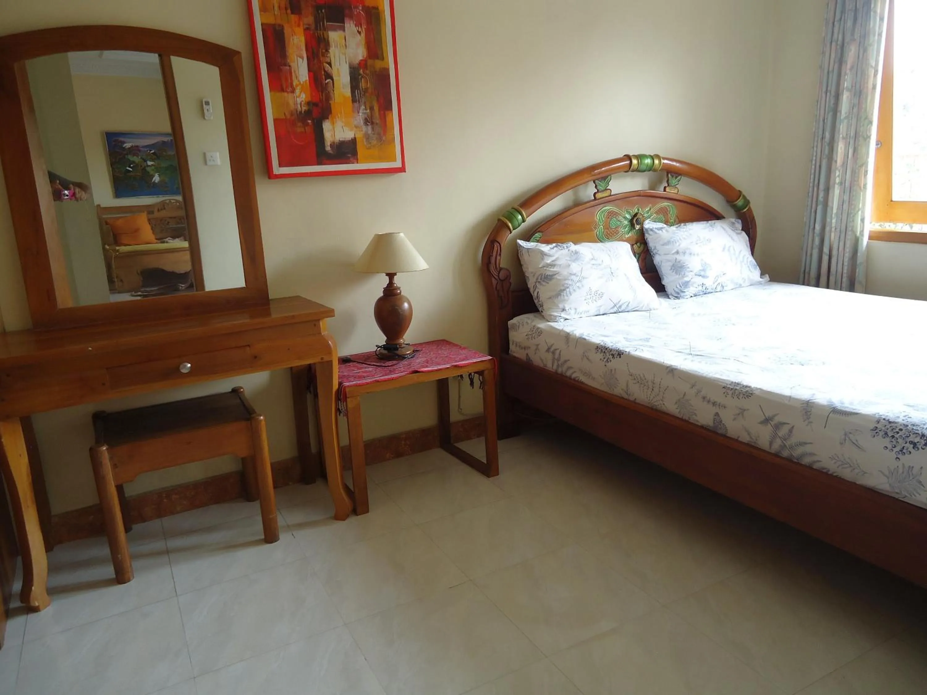 Bed in The Reinhold Guesthouse Bali