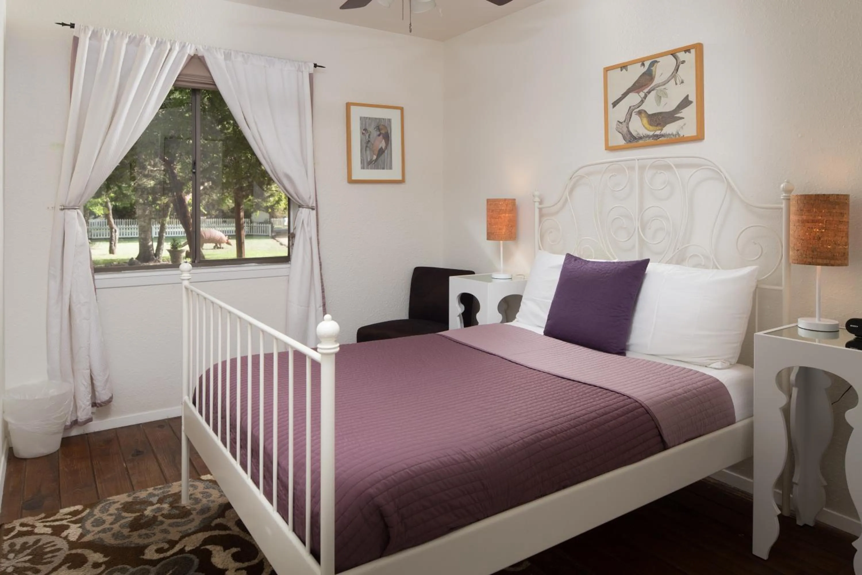 Bed in Cypress Creek Cottages