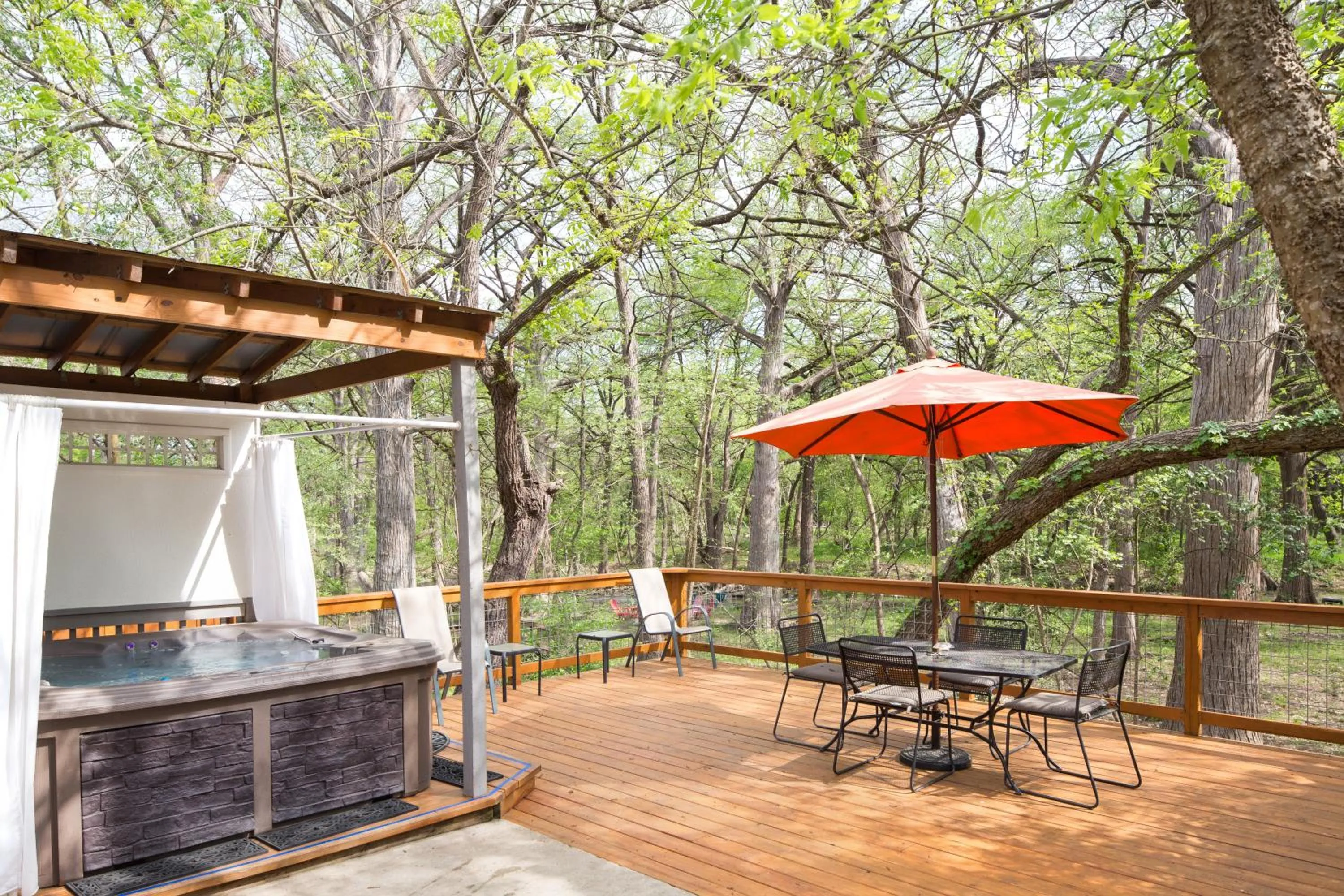 Balcony/Terrace in Cypress Creek Cottages
