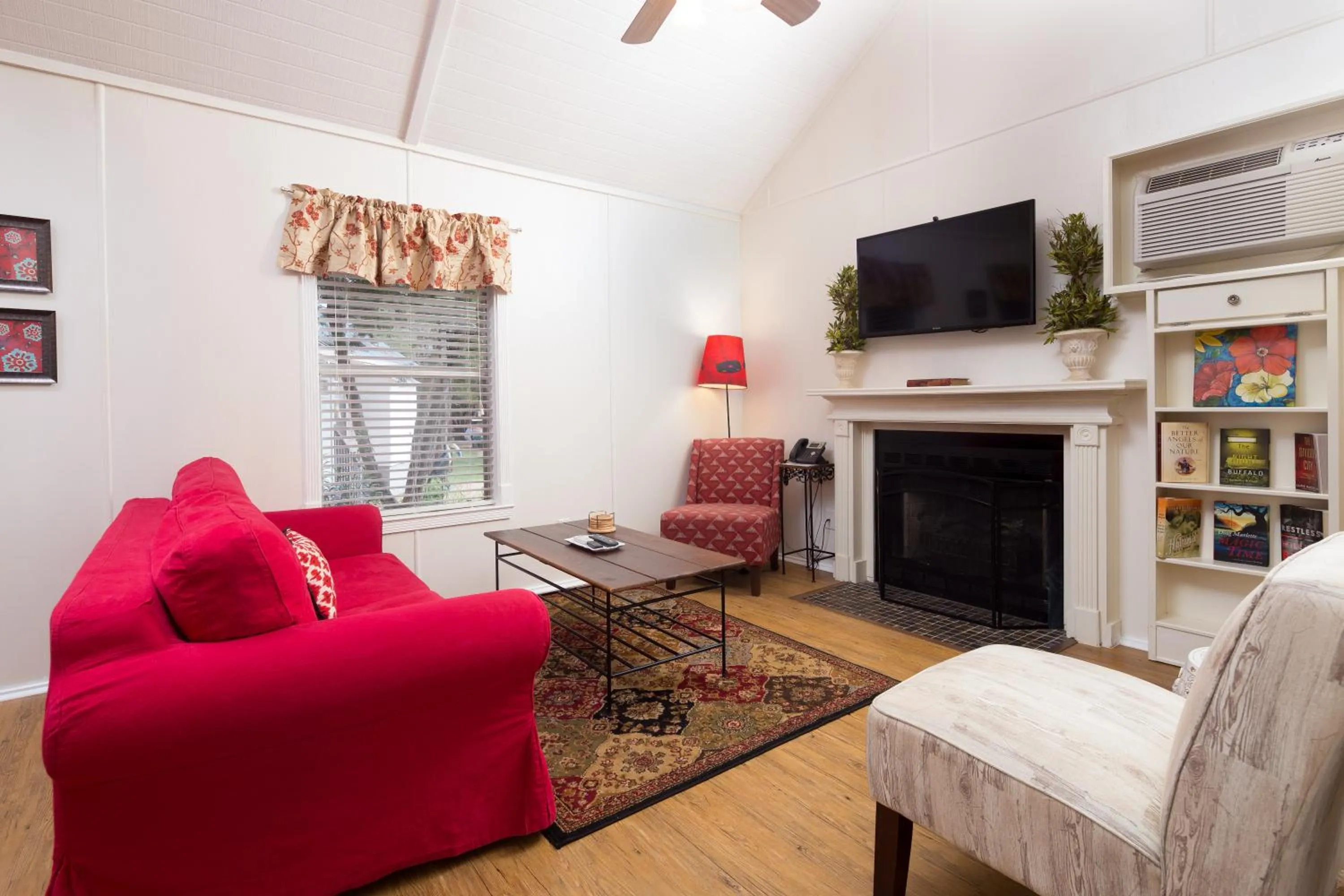 Living room in Cypress Creek Cottages