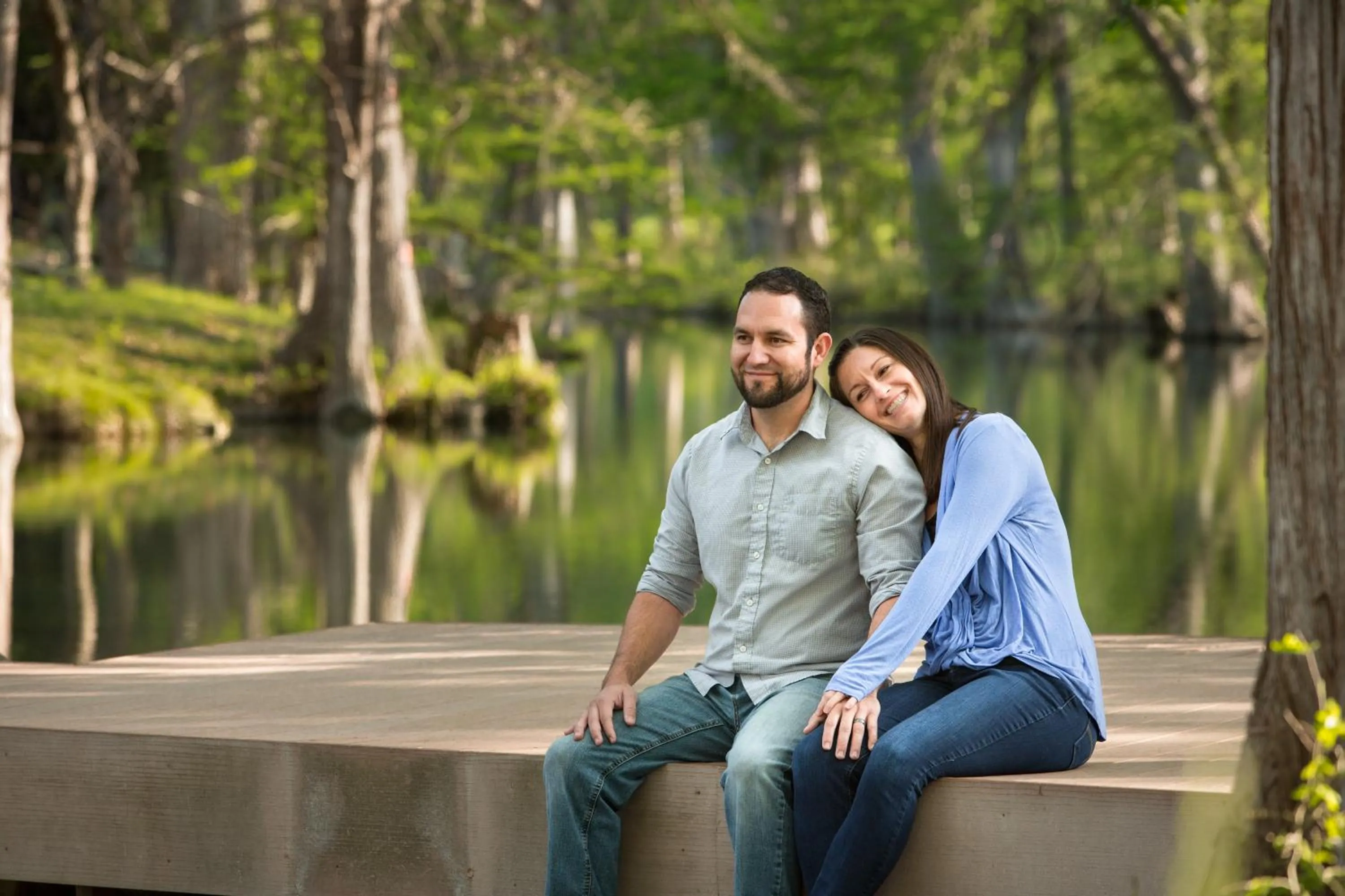 Natural landscape in Cypress Creek Cottages