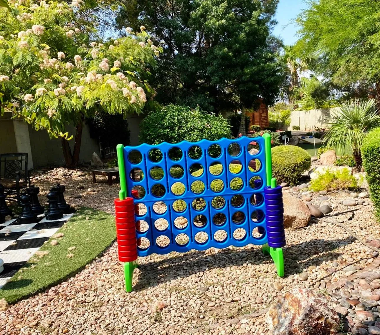 Garden view in The Buddha Estate