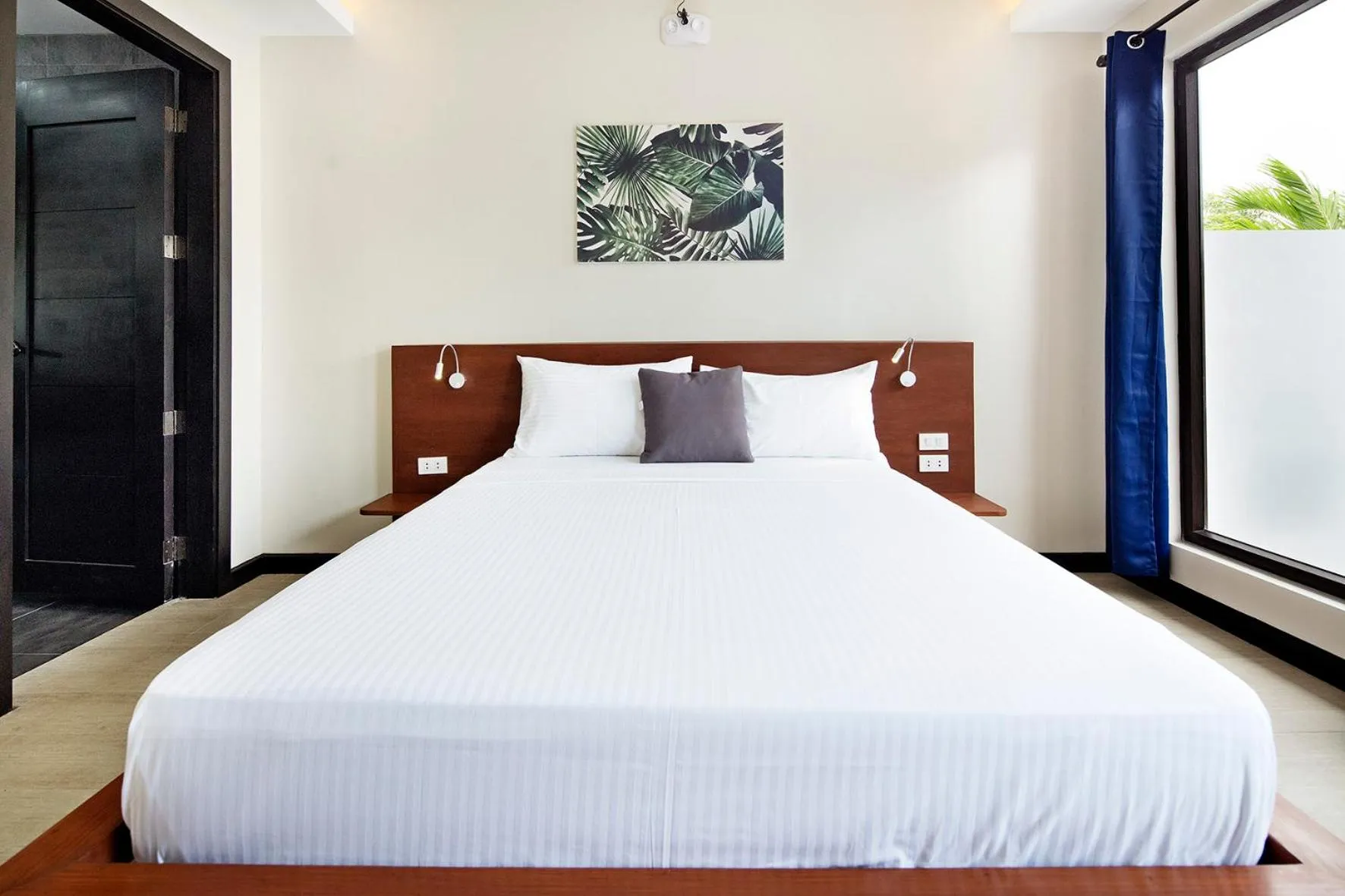 Bed in OHANA, Panglao Resort.