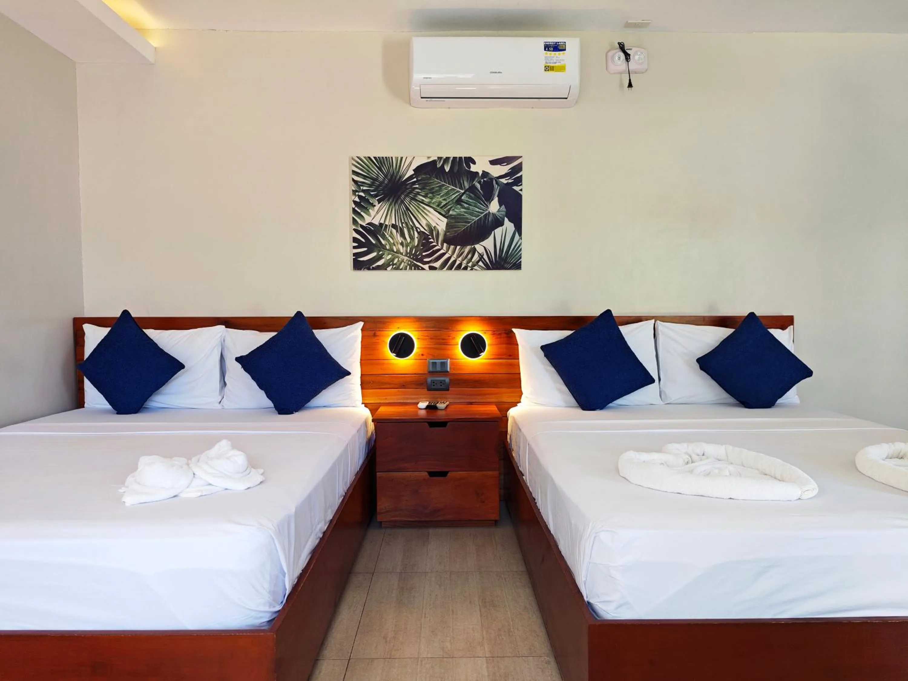 Bed in OHANA, Panglao Resort.