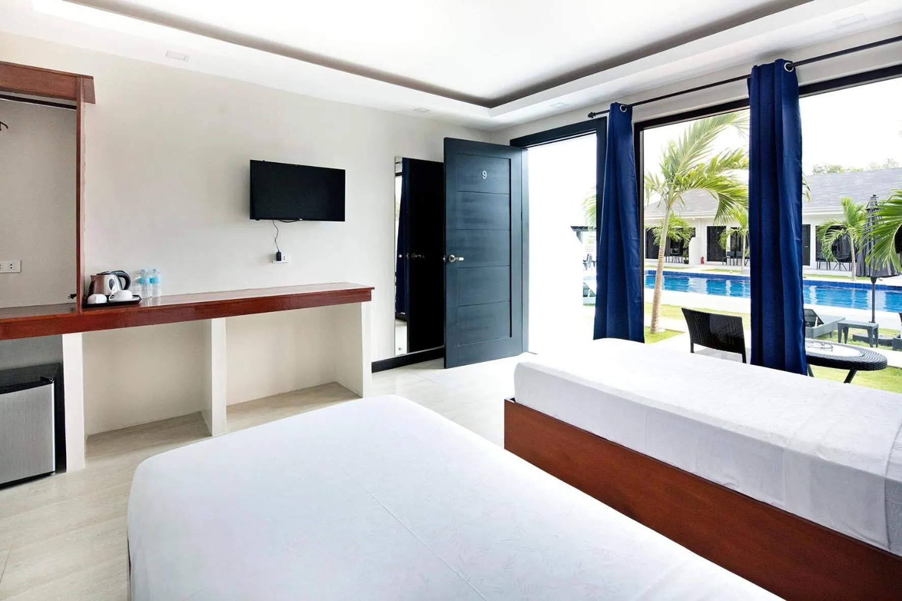 Bed in OHANA, Panglao Resort.