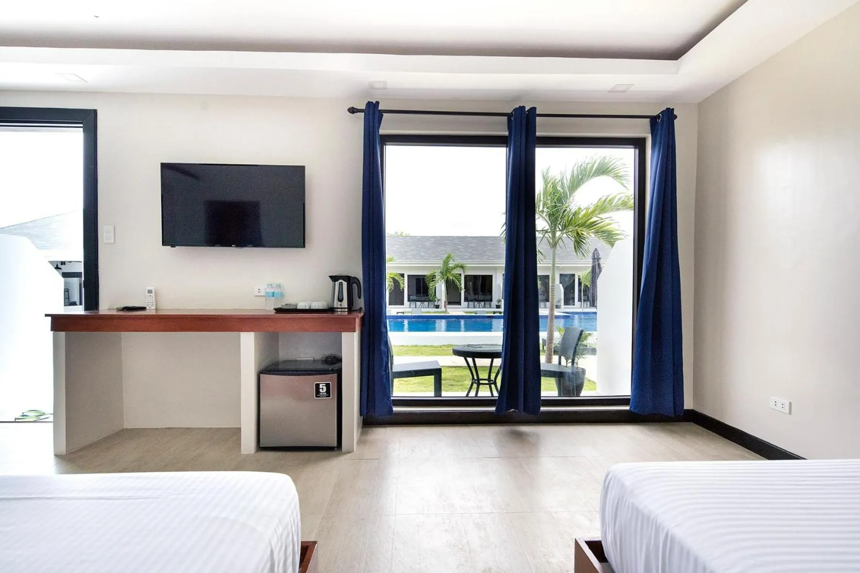 Bed in OHANA, Panglao Resort.