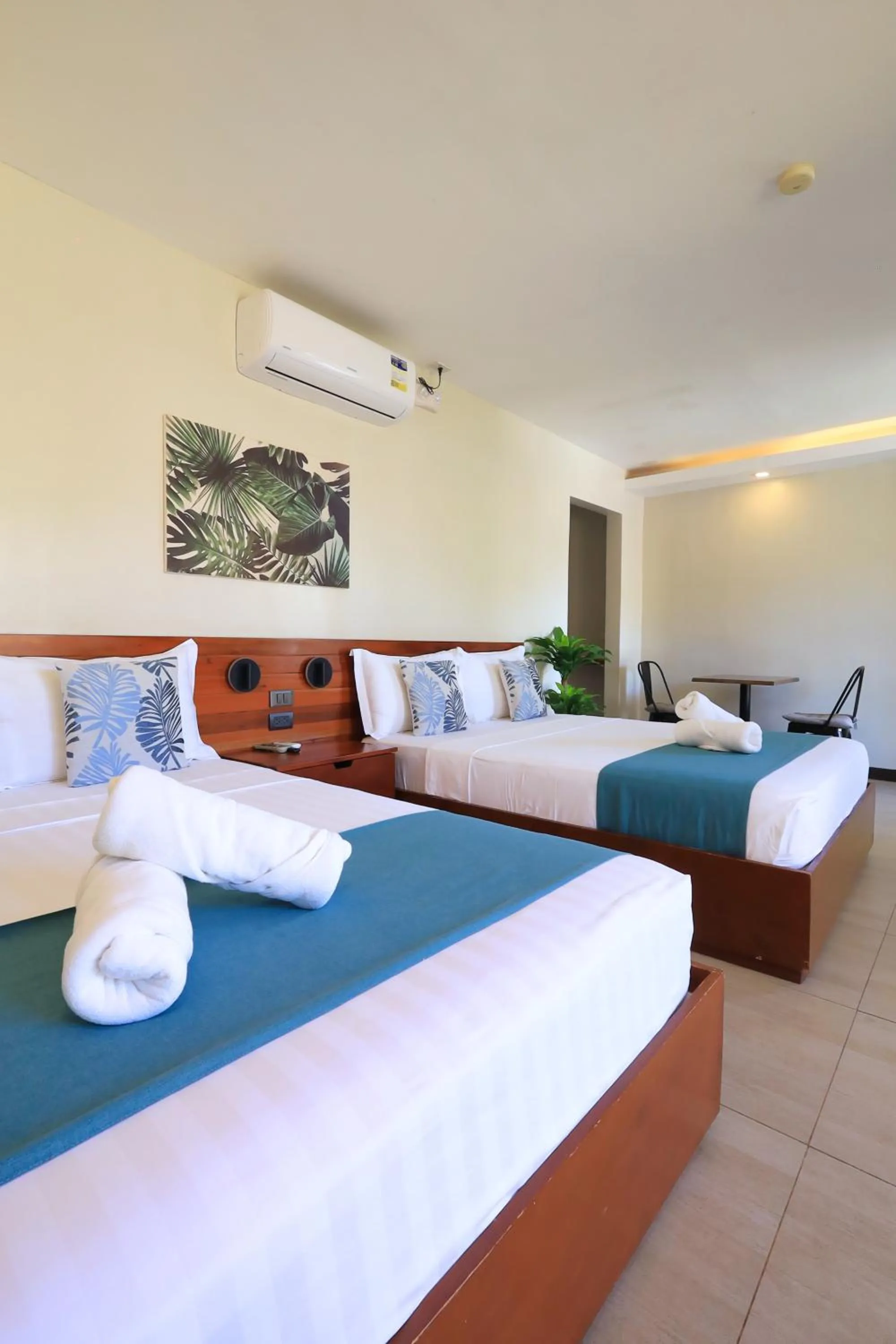 Bed in OHANA, Panglao Resort.