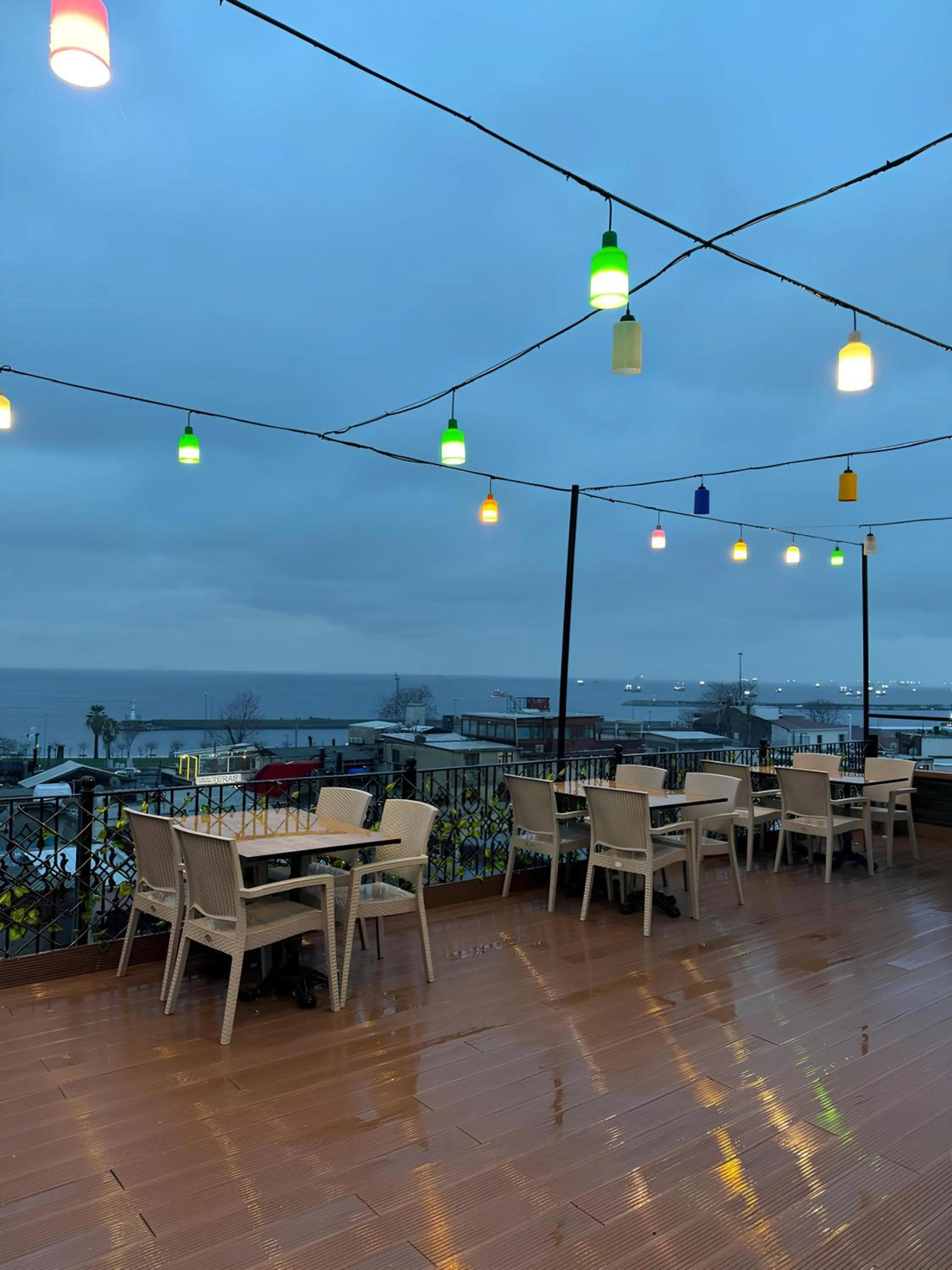 Patio in Golden Sand Hotel