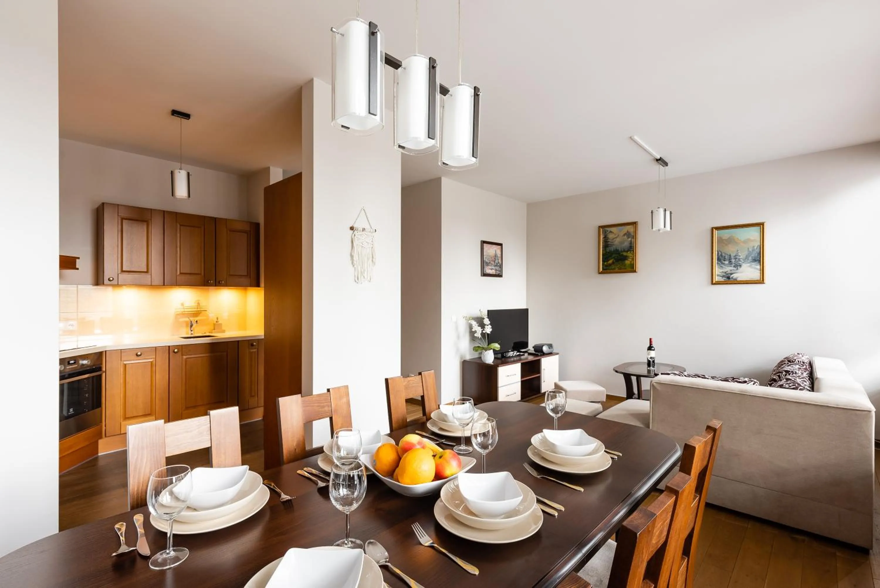 Kitchen or kitchenette in Apartamenty Oaza Superior Zakopane