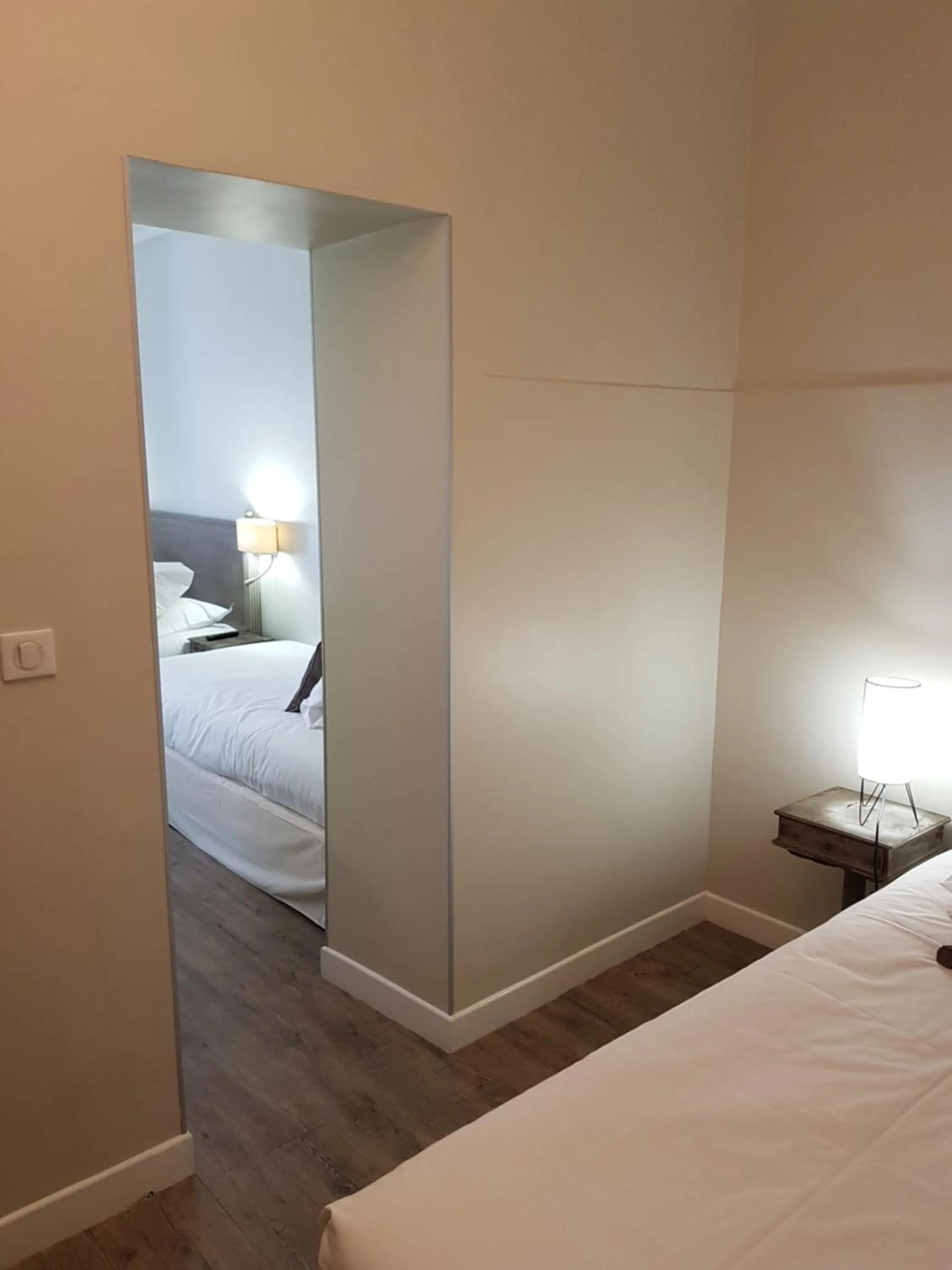 Bed in Hôtel Au Bon Coin