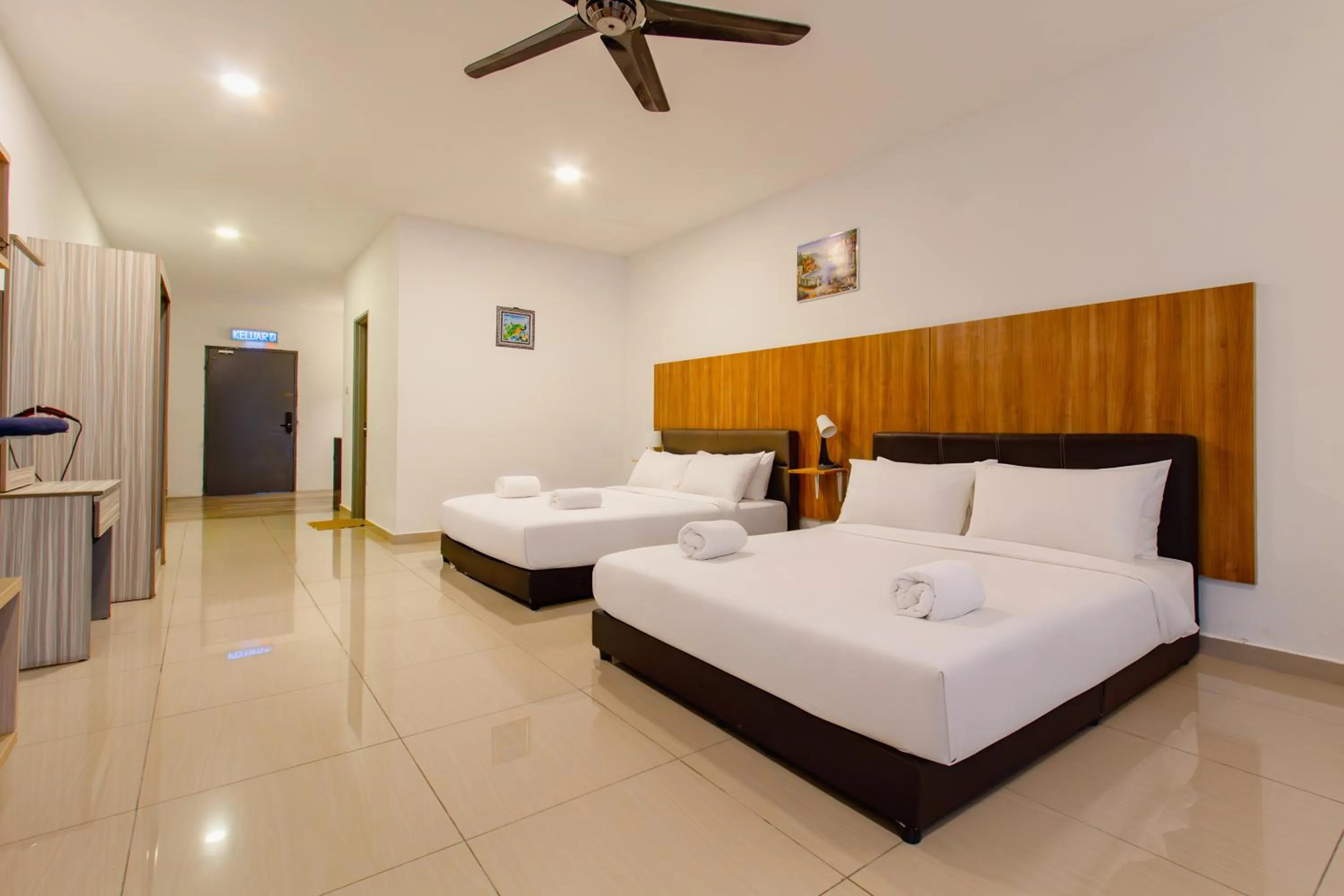 Bed in Bangi Perdana Hotel