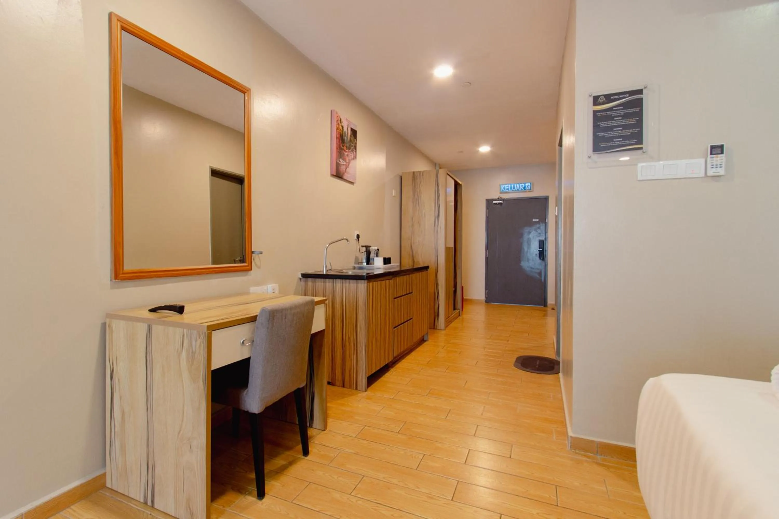 Seating area in Bangi Perdana Hotel