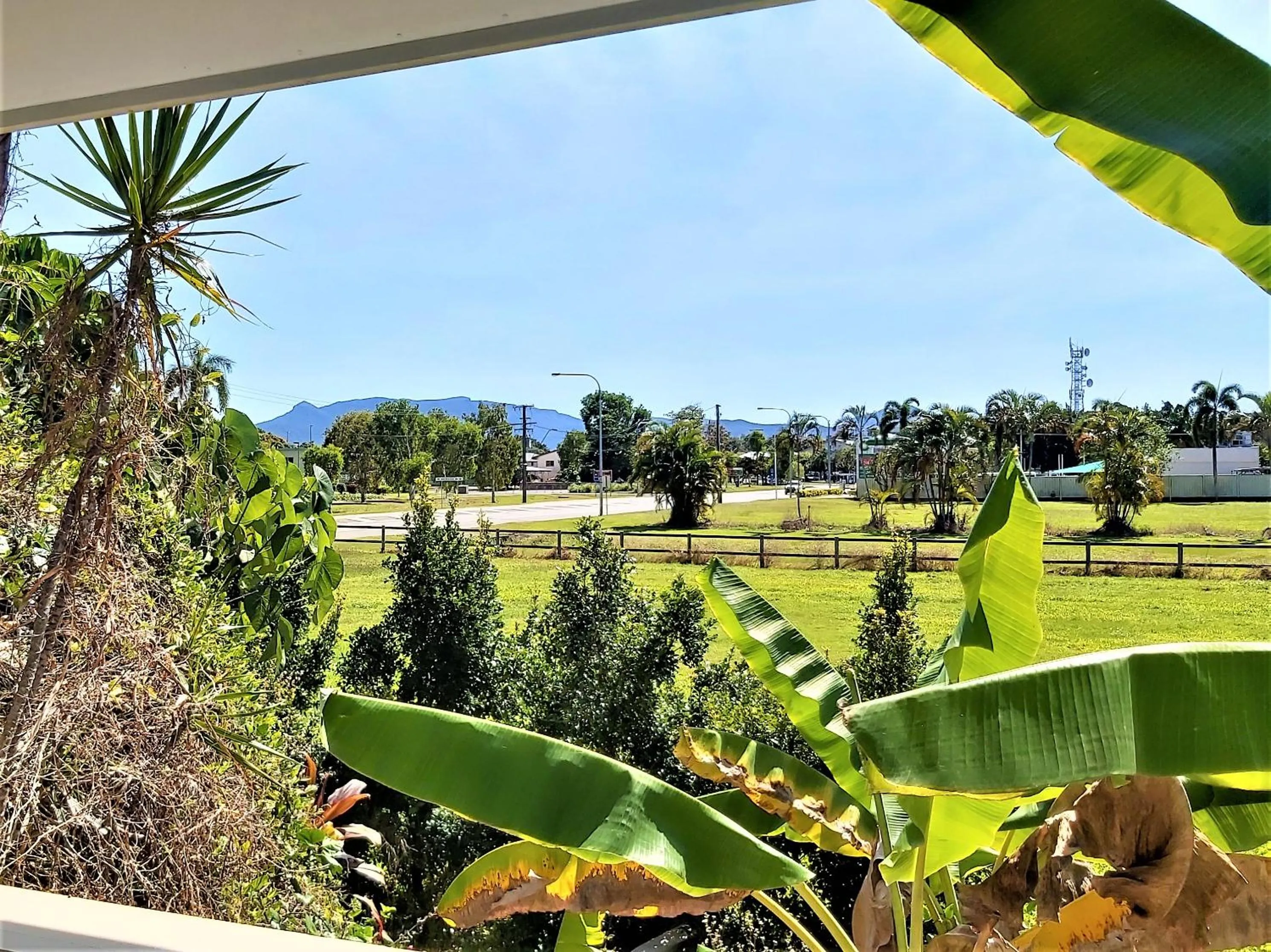 Garden view in Motel Ingham