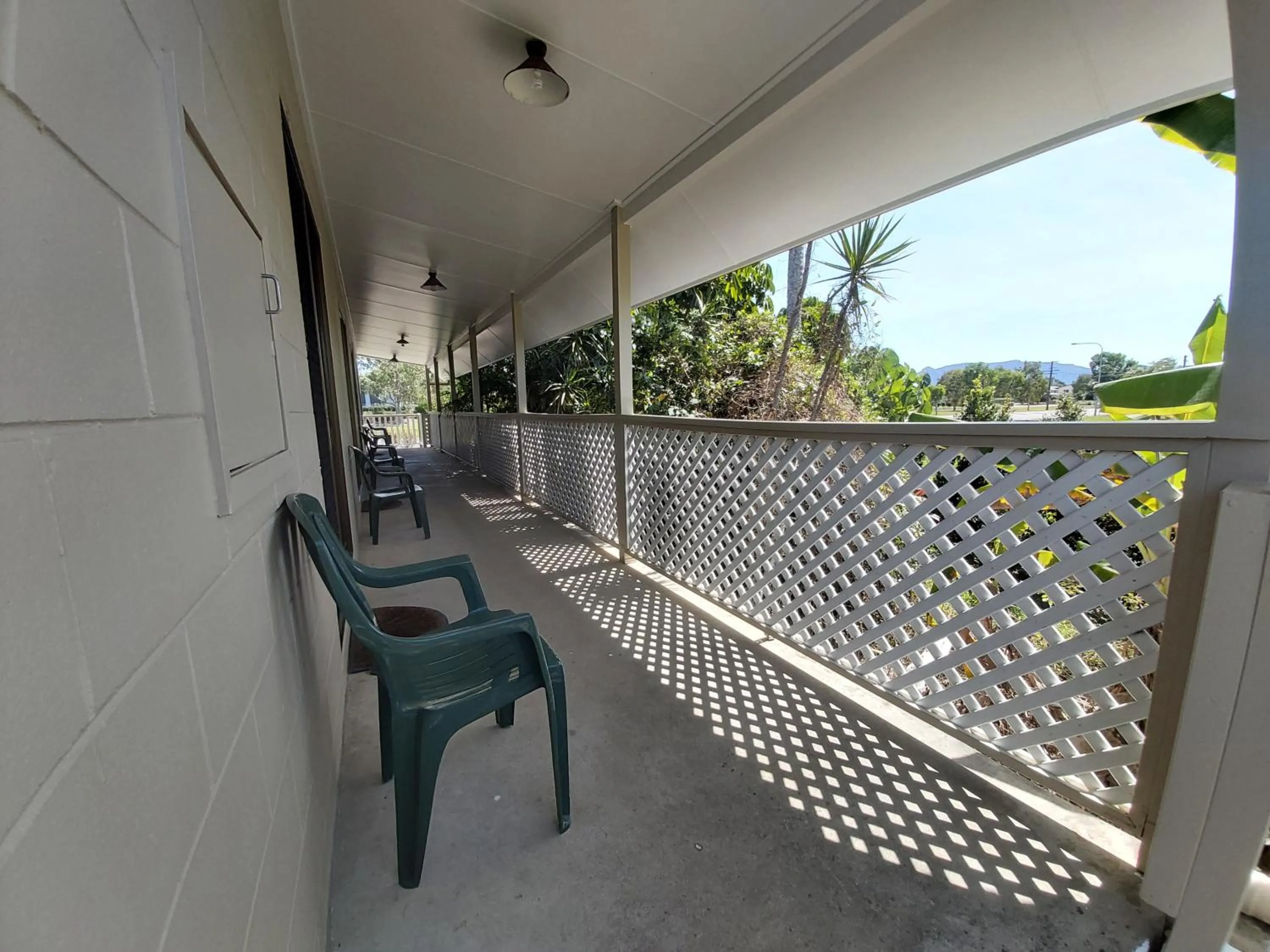 Patio in Motel Ingham