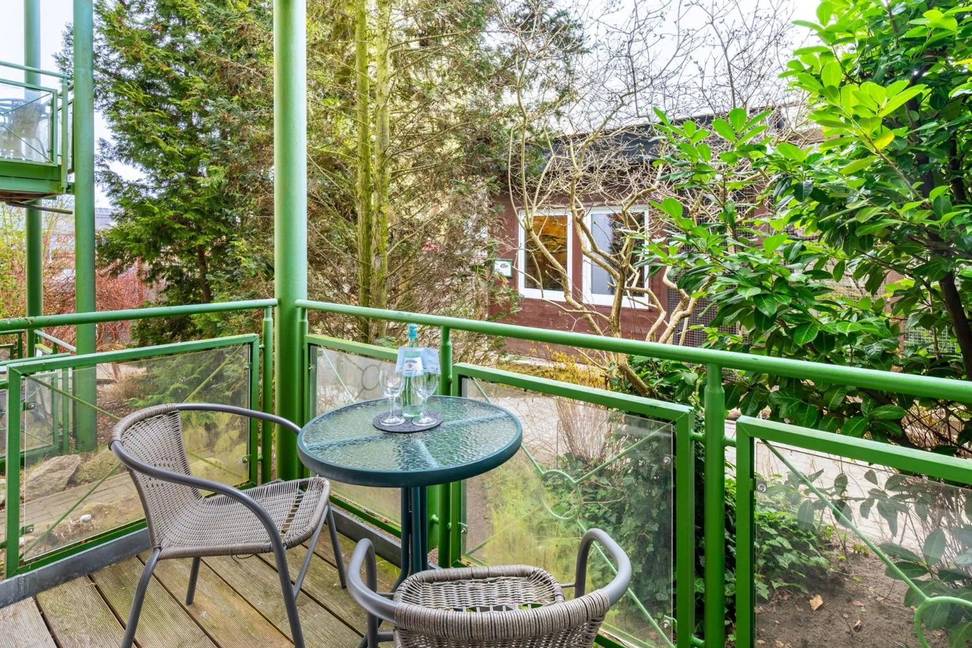 Balcony/Terrace in Aparthotel Tropenhaus Bansin