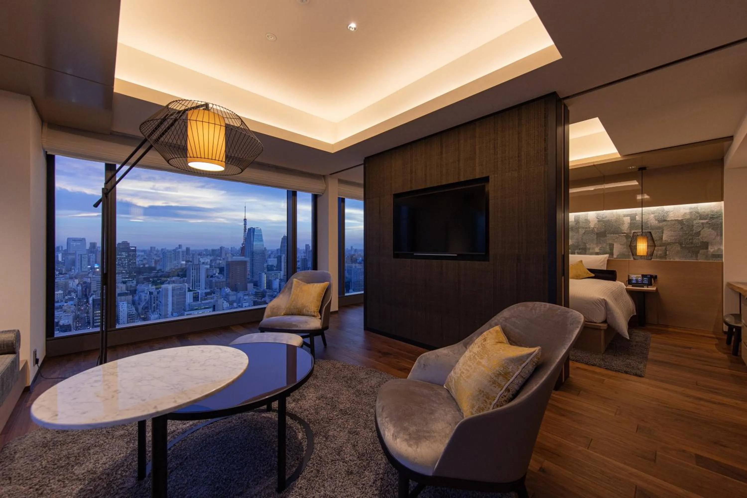 Living room in THE BLOSSOM HIBIYA
