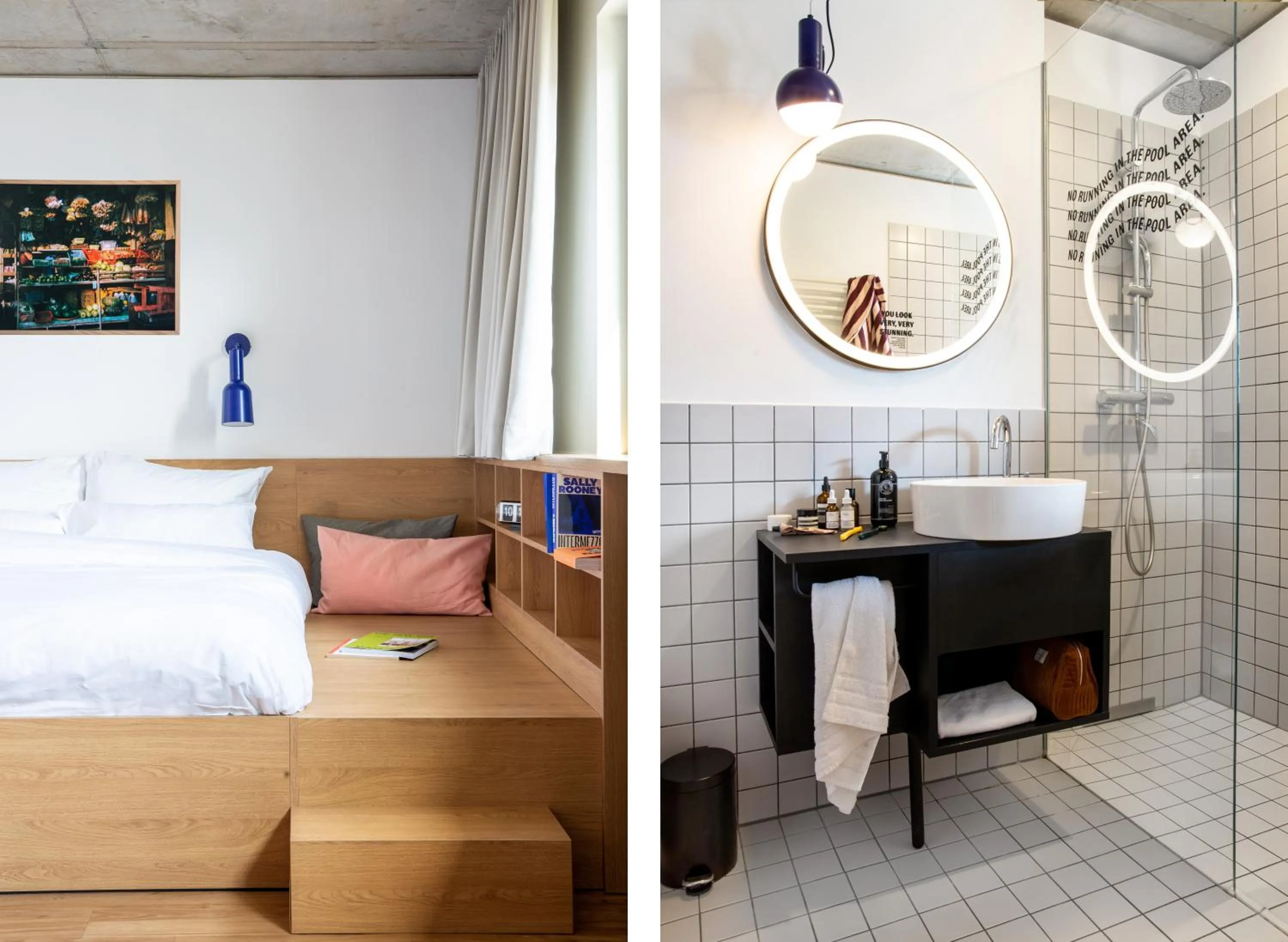 Bathroom, Bed in STAYERY Berlin Friedrichshain