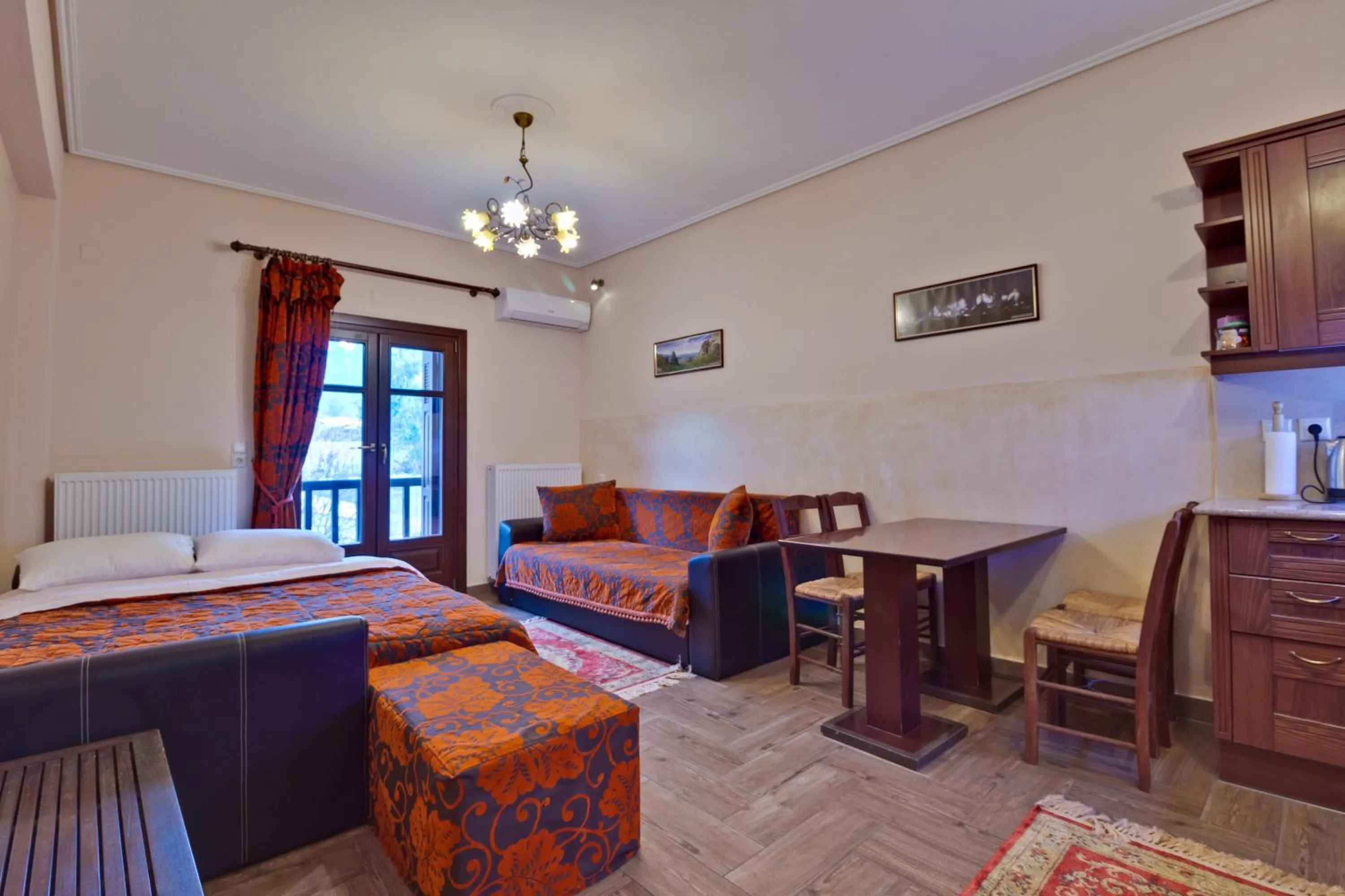 Living room, Bed in Alsos House