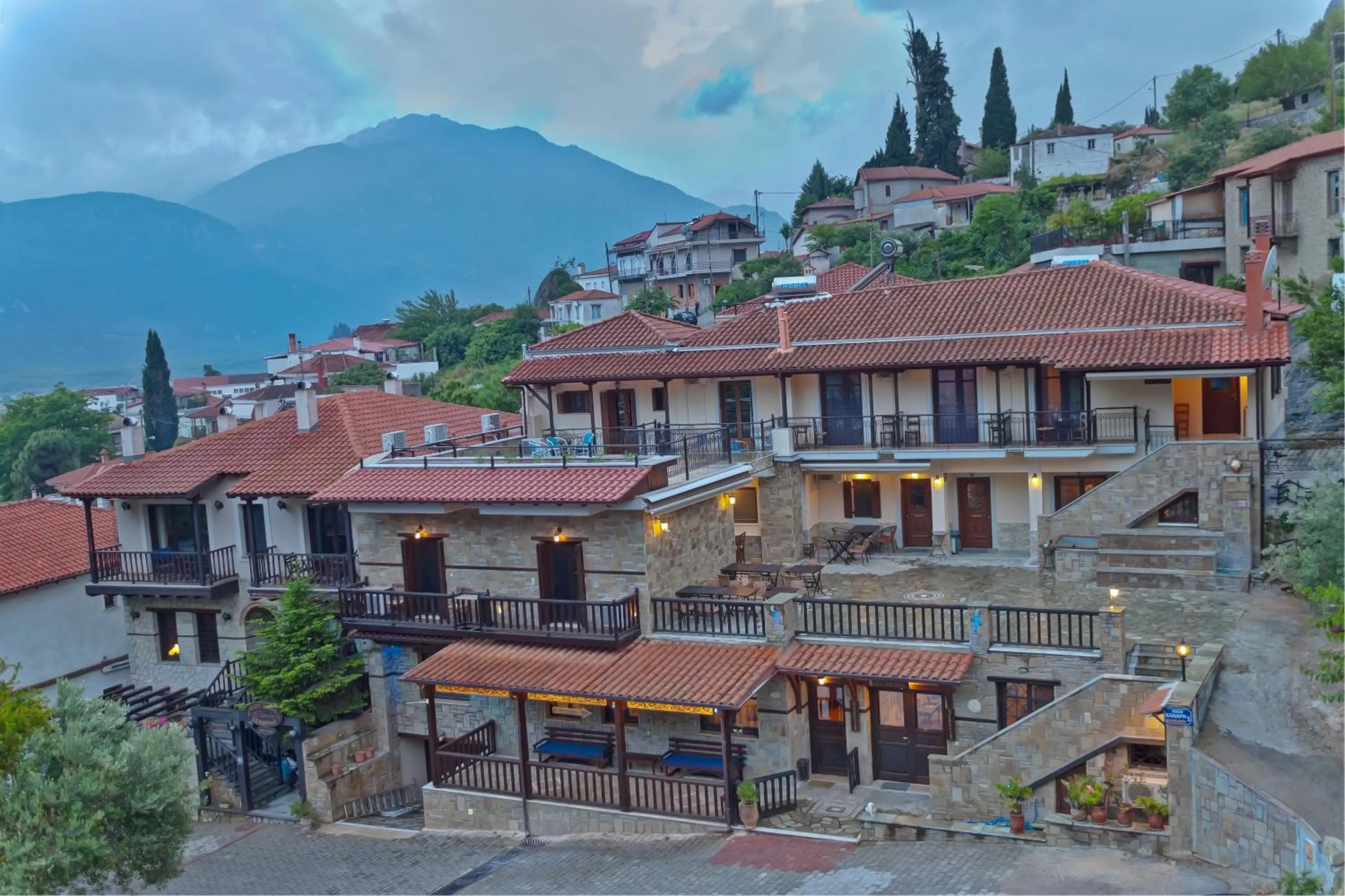 Bird's eye view in Alsos House