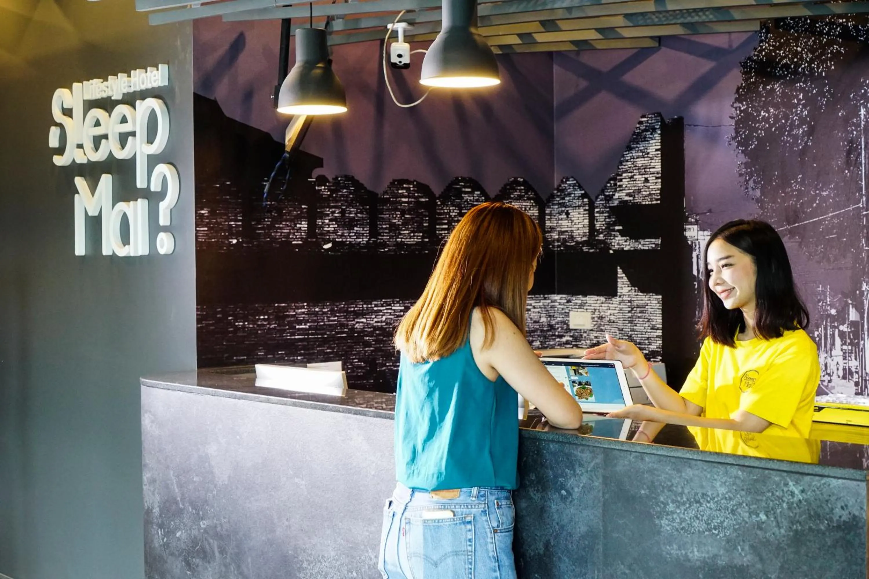 Lobby or reception in Sleep Mai Thapae Chiang Mai Old City Lifestyle Hotel