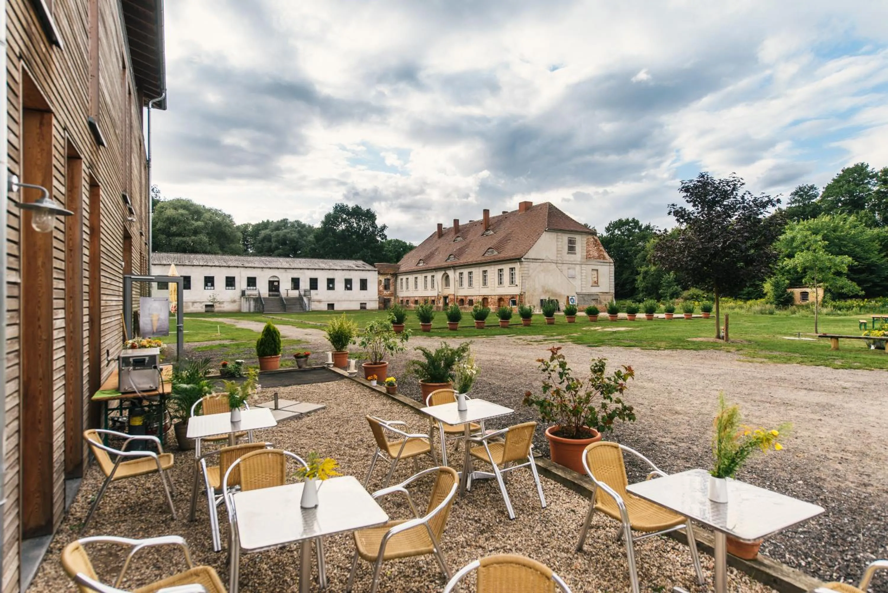 Garden in Gästehaus am Landgut
