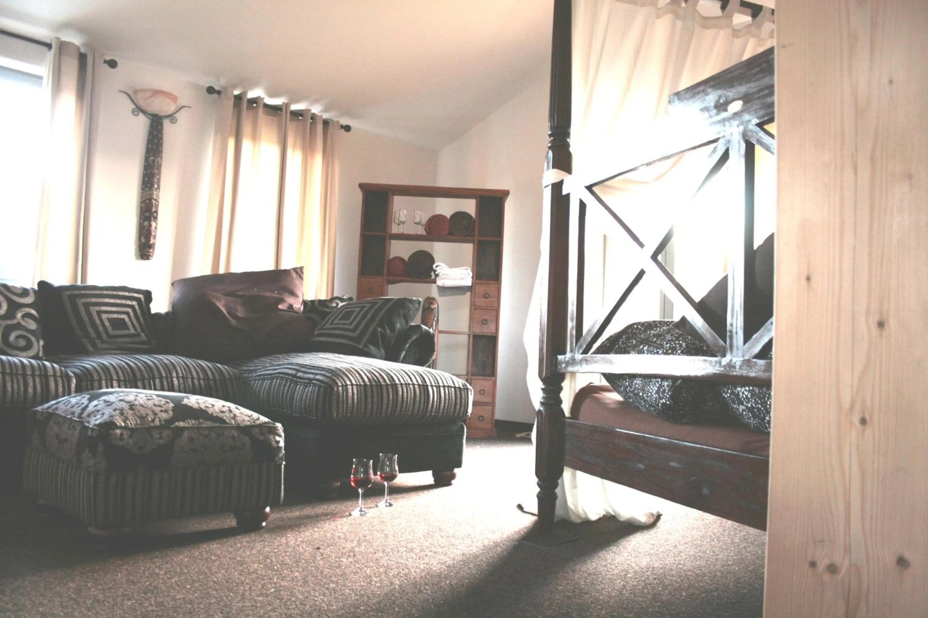 Bedroom, Bed in Gästehaus am Landgut