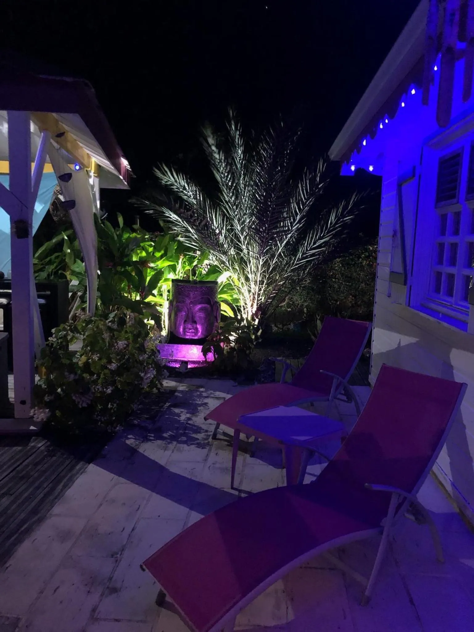 Garden view in Au Bel'vue chez Sandrine "Gite & Chambre d'hôtes"